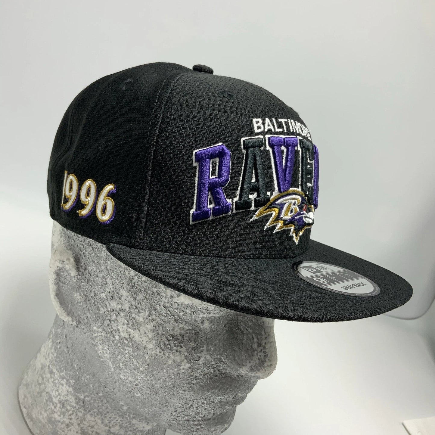 New Era Cap NFL Baltimore Ravens 1996 Black 9FIFTY Snapback Hat