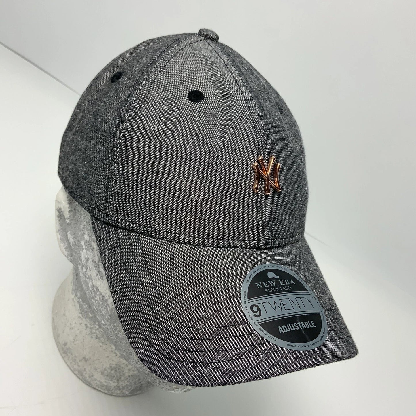 New Era Cap MLB NY Yankees Denim Grey 9TWENTY Snapback Hat