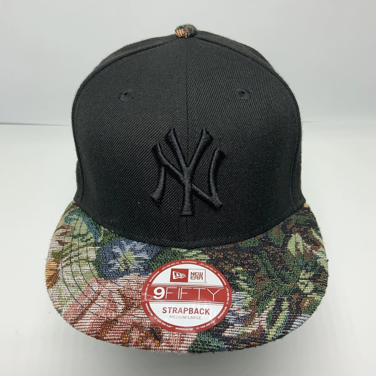 New Era Cap MLB NY Yankees Black Floral 9FIFTY Snapback Hat