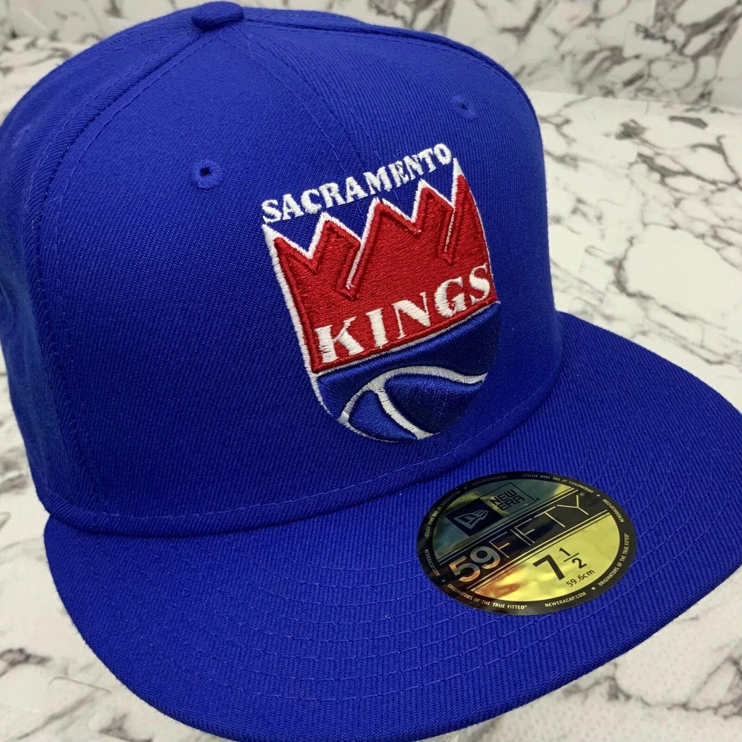 Men's New Era Cap NBA Sacramento Kings Royal Blue 59FIFTY Hat