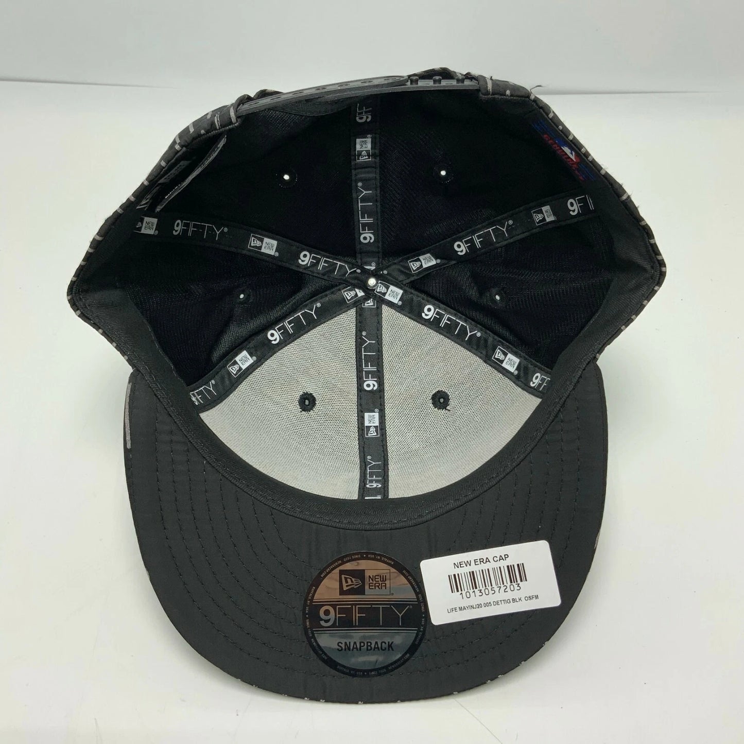 New Era Cap MLB Detroit Tigers Black Grey 9FIFTY Snapback Hat