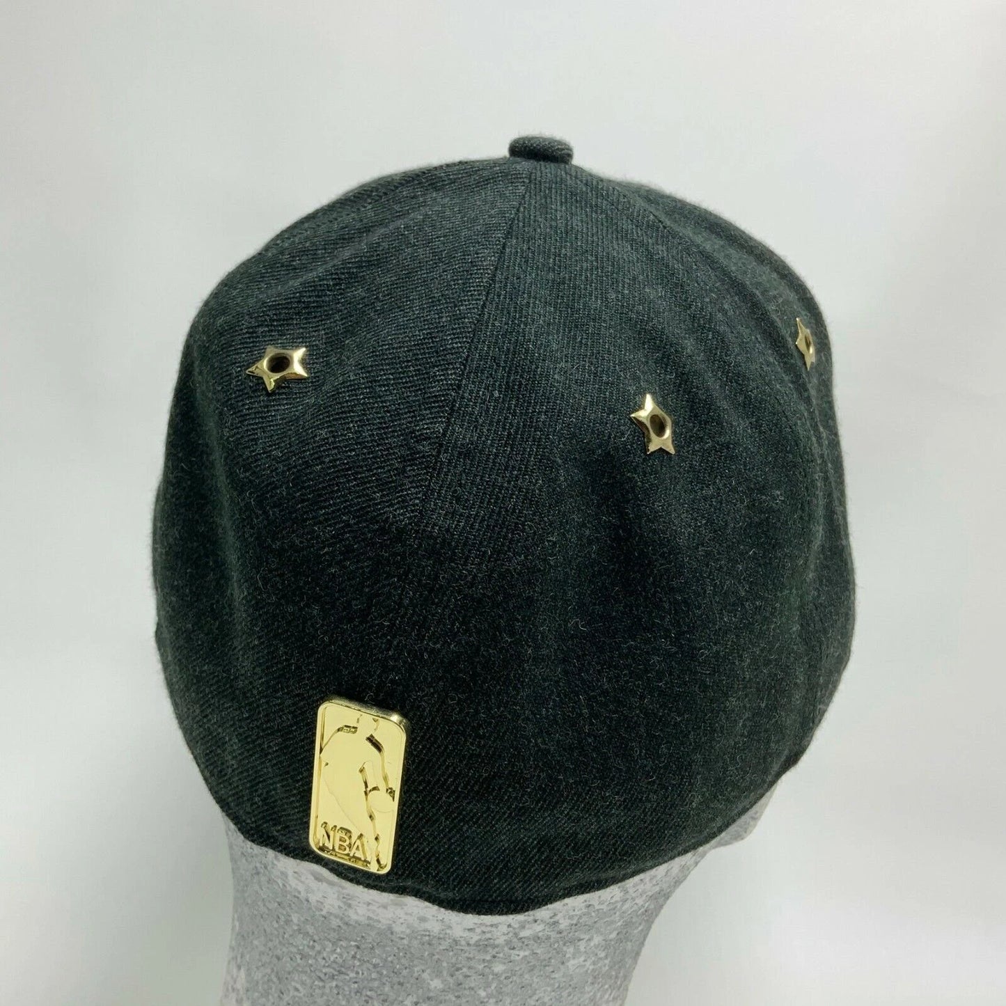 Men's New Era Cap Black Gold Pin NY Knicks 59FIFTY NBA