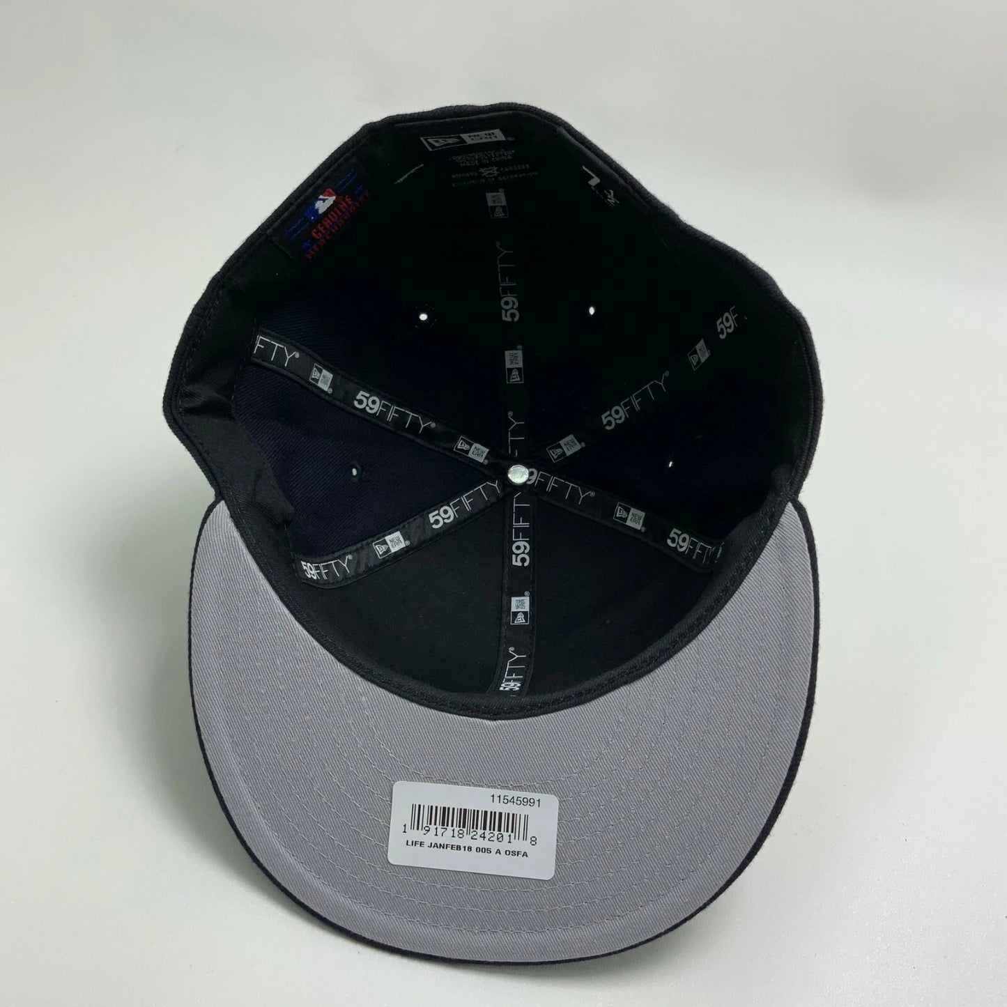 New Era Cap MLB NY Yankees Navy White 59FIFTY Hat