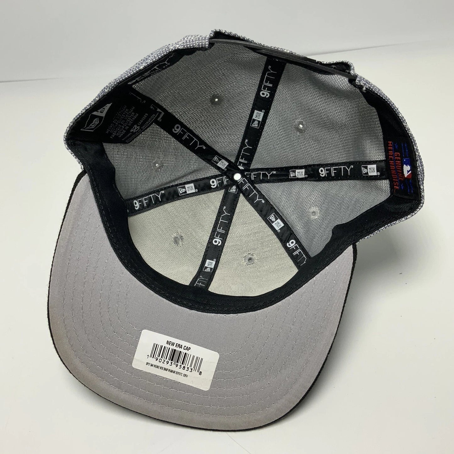 New Era Cap MLB Miami Marlins Grey | Black 9FIFTY Snapback Hat