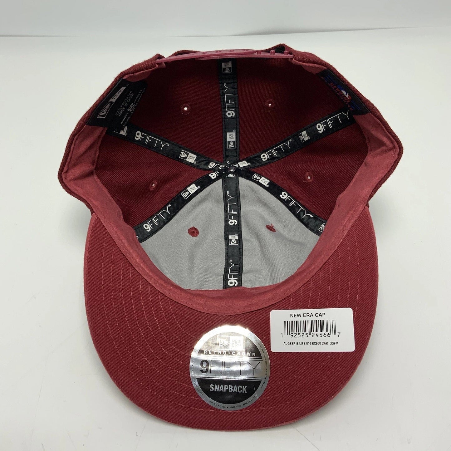 New Era Cap MLB NY Yankees Burgundy 9FIFTY Snapback Hat
