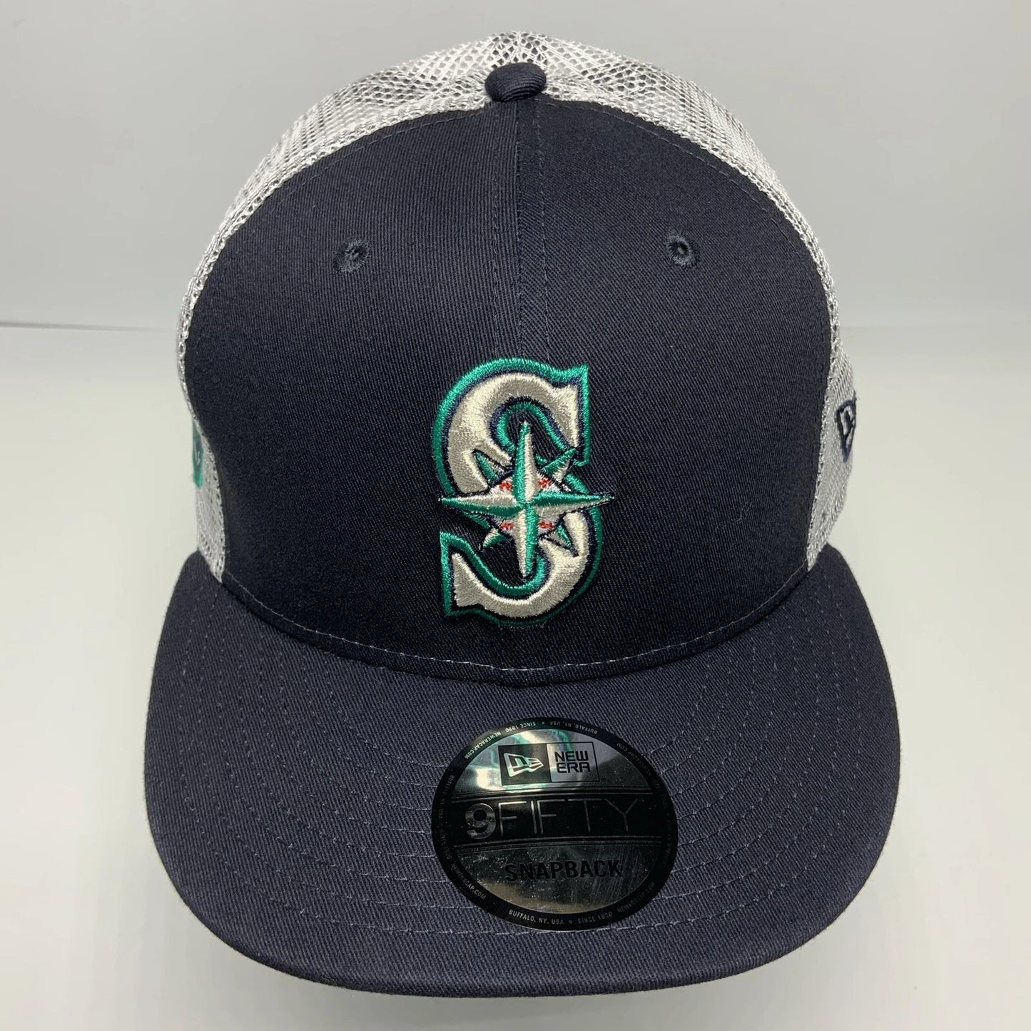 Men's New Era Cap NFL New Orleans Saints Navy White 9FIFTY Snapback Hat