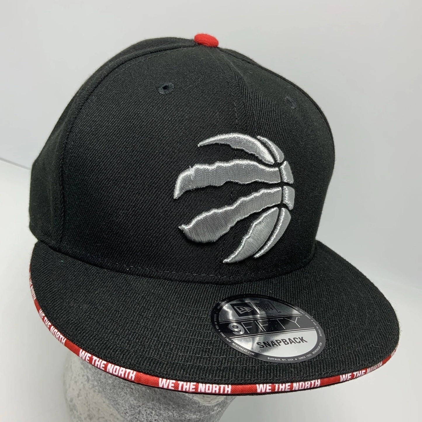 Men's New Era Cap NBA Toronto Raptors Black 9FIFTY Snapback Hat