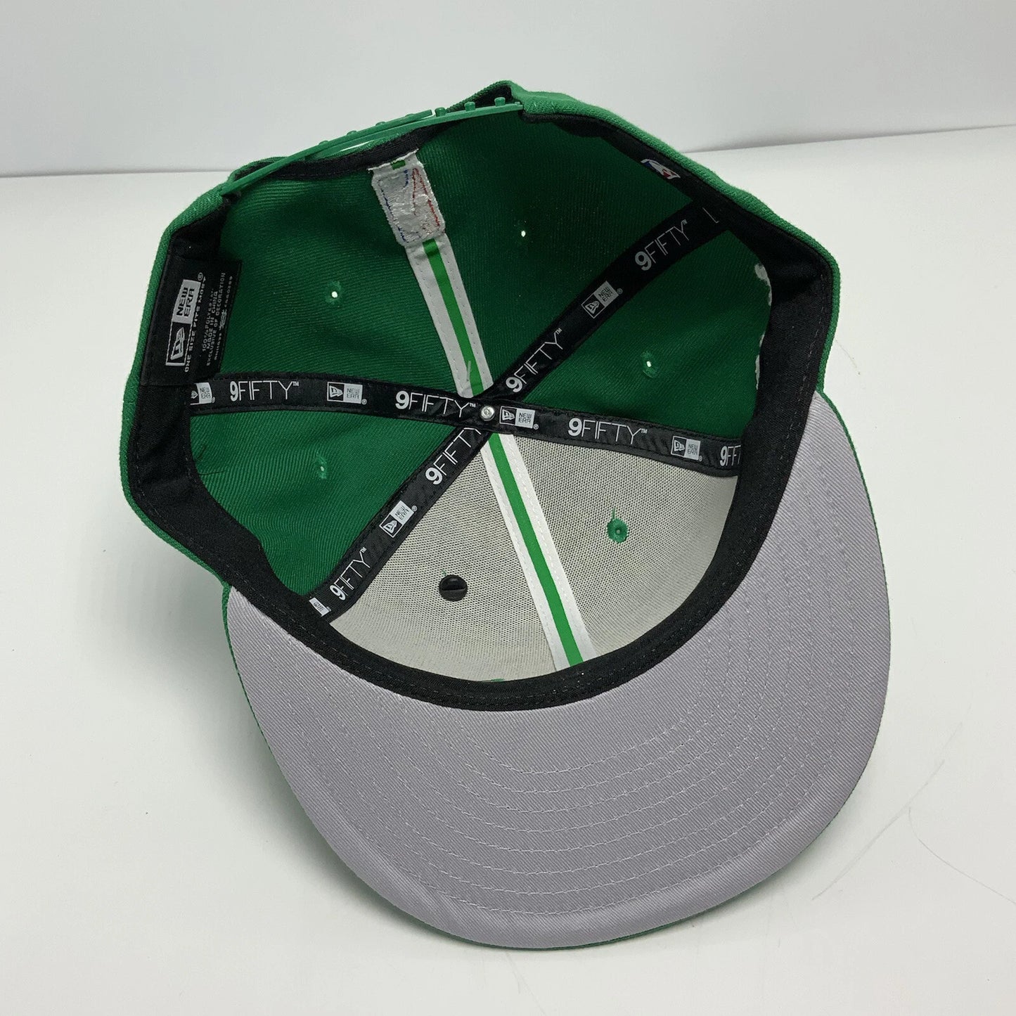 Men's New Era Cap NBA Boston Celtics Kelly Green Pinned 9FIFTY Snapback Hat