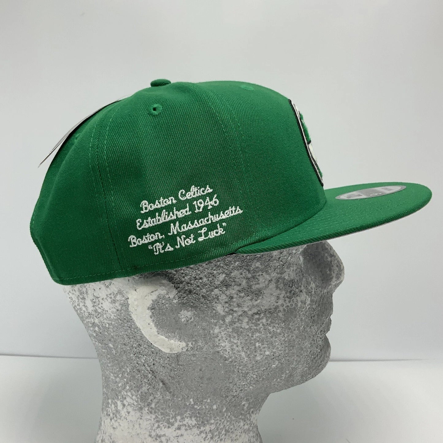 Men's New Era Cap NBA Boston Celtics Kelly Green Pinned 9FIFTY Snapback Hat