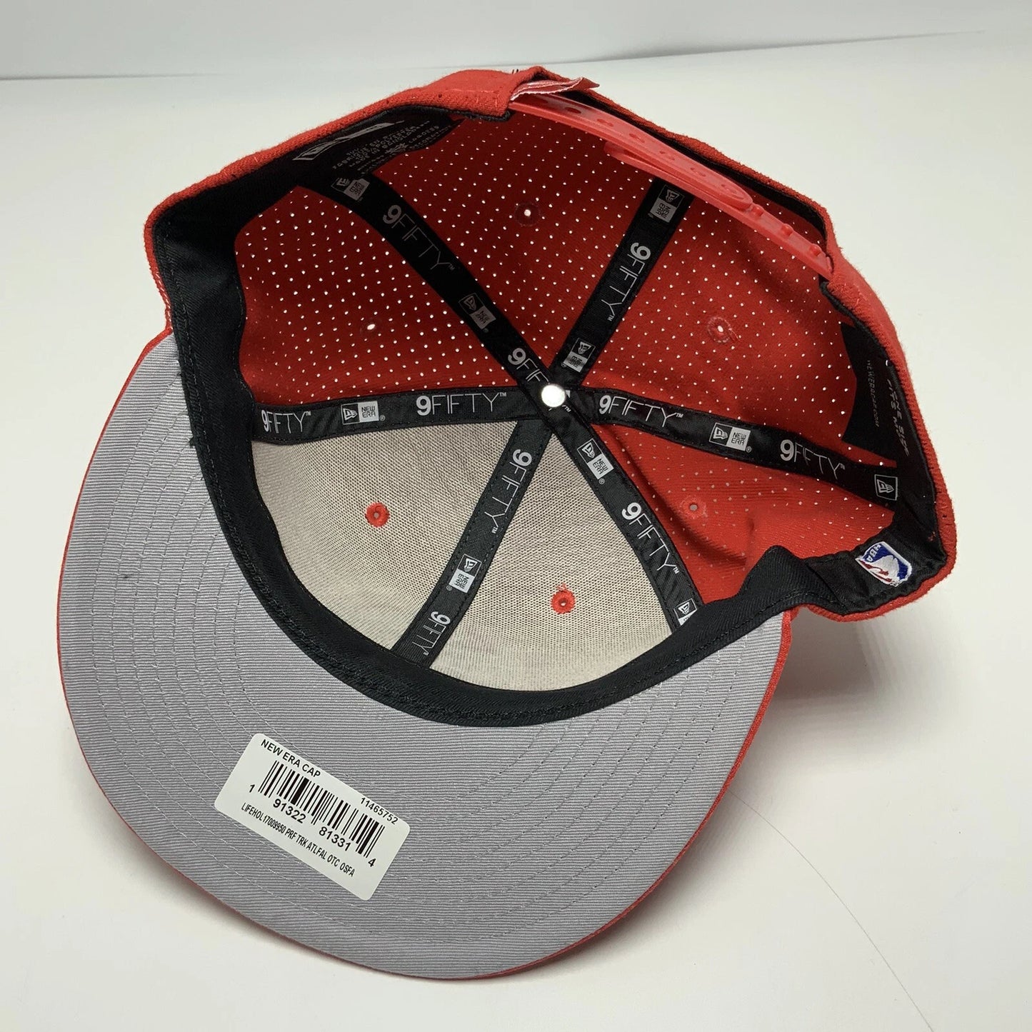 Men's New Era Cap NBA Atlanta Hawks Red | White Mesh 9FIFTY Snapback Hat