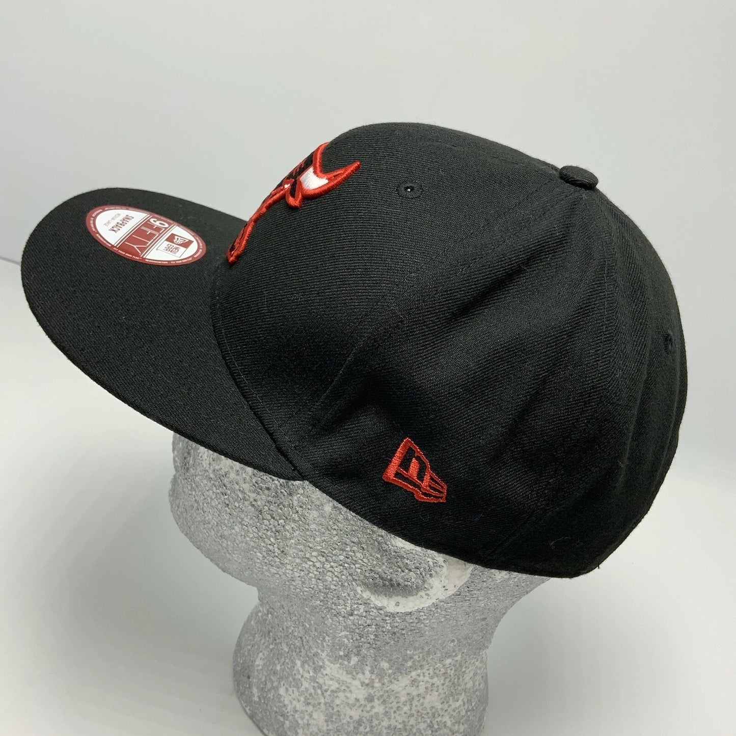 New Era Cap NBA Chicago Bulls Black 9FIFTY Snapback Hat