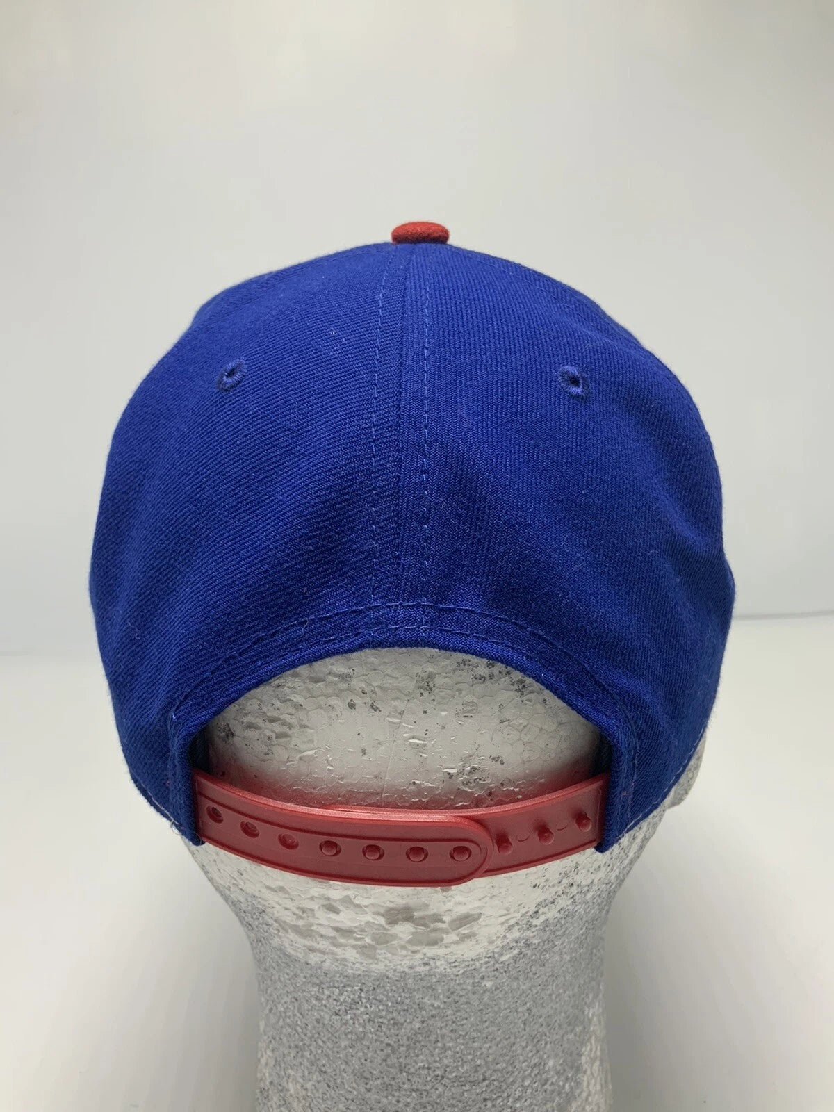 Men's New Era Cap MLB Cleveland Indians Royal Blue White Red 9FIFTY Snapback Hat