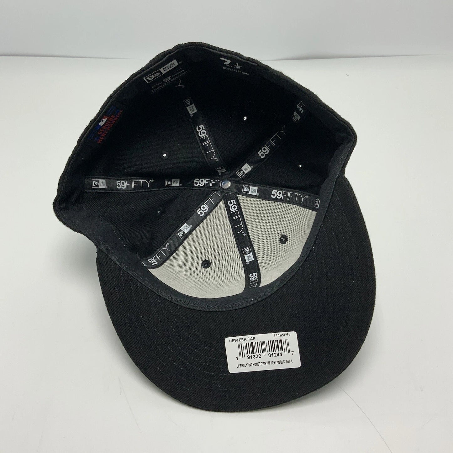 New Era Cap MLB NY Yankees Black 59FIFTY Snapback Hat
