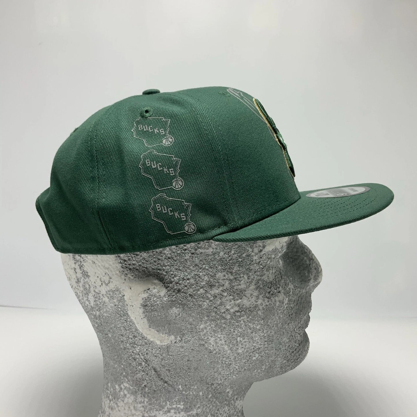 New Era Cap NBA Milwaukee Bucks Green 9FIFTY Snapback Hat