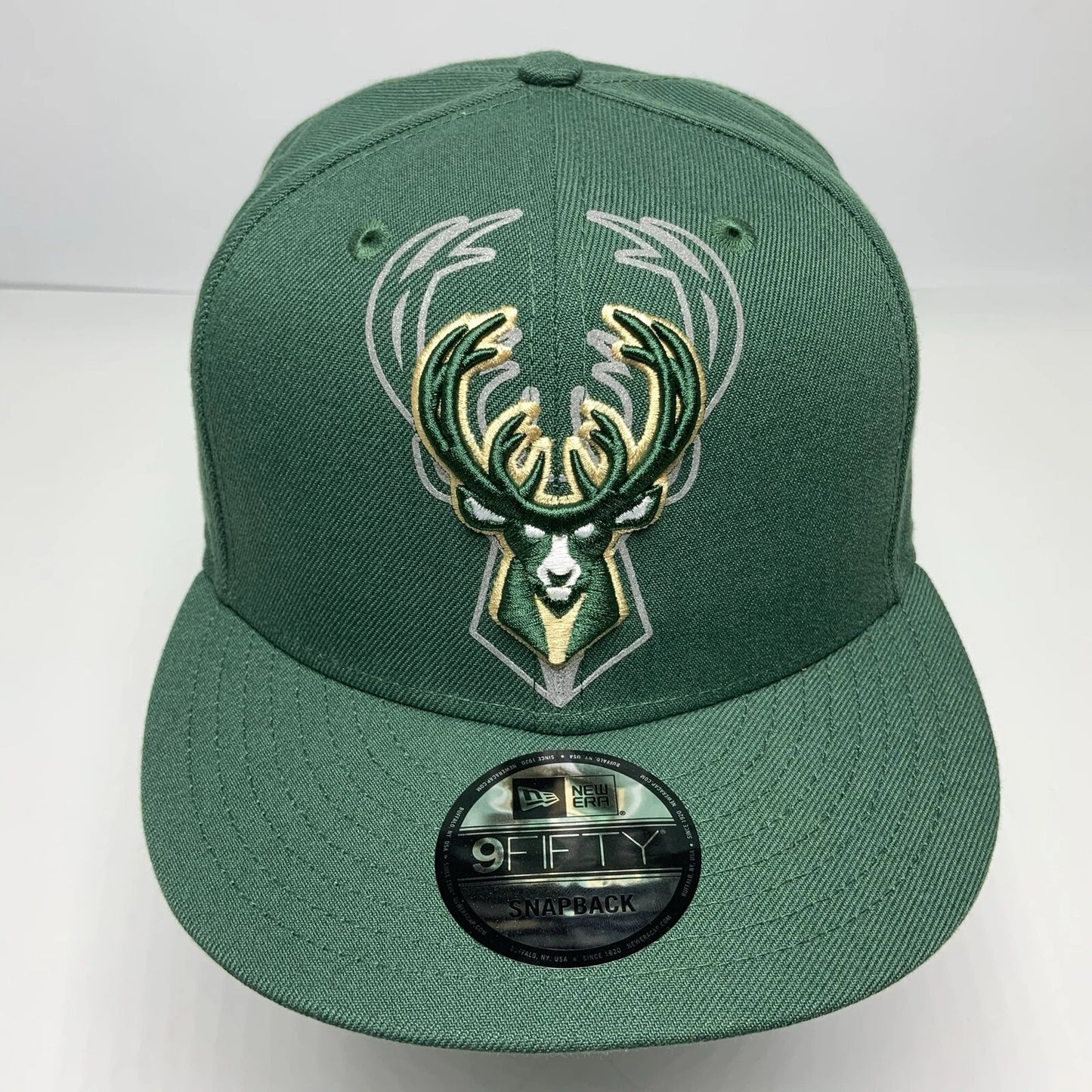 New Era Cap NBA Milwaukee Bucks Green 9FIFTY Snapback Hat