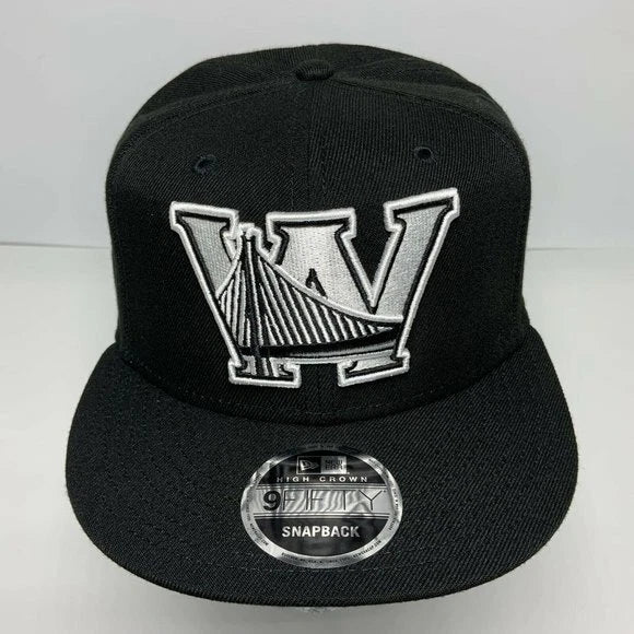 Men's New Era Cap Black | White Golden State Warriors 9FIFTY NBA