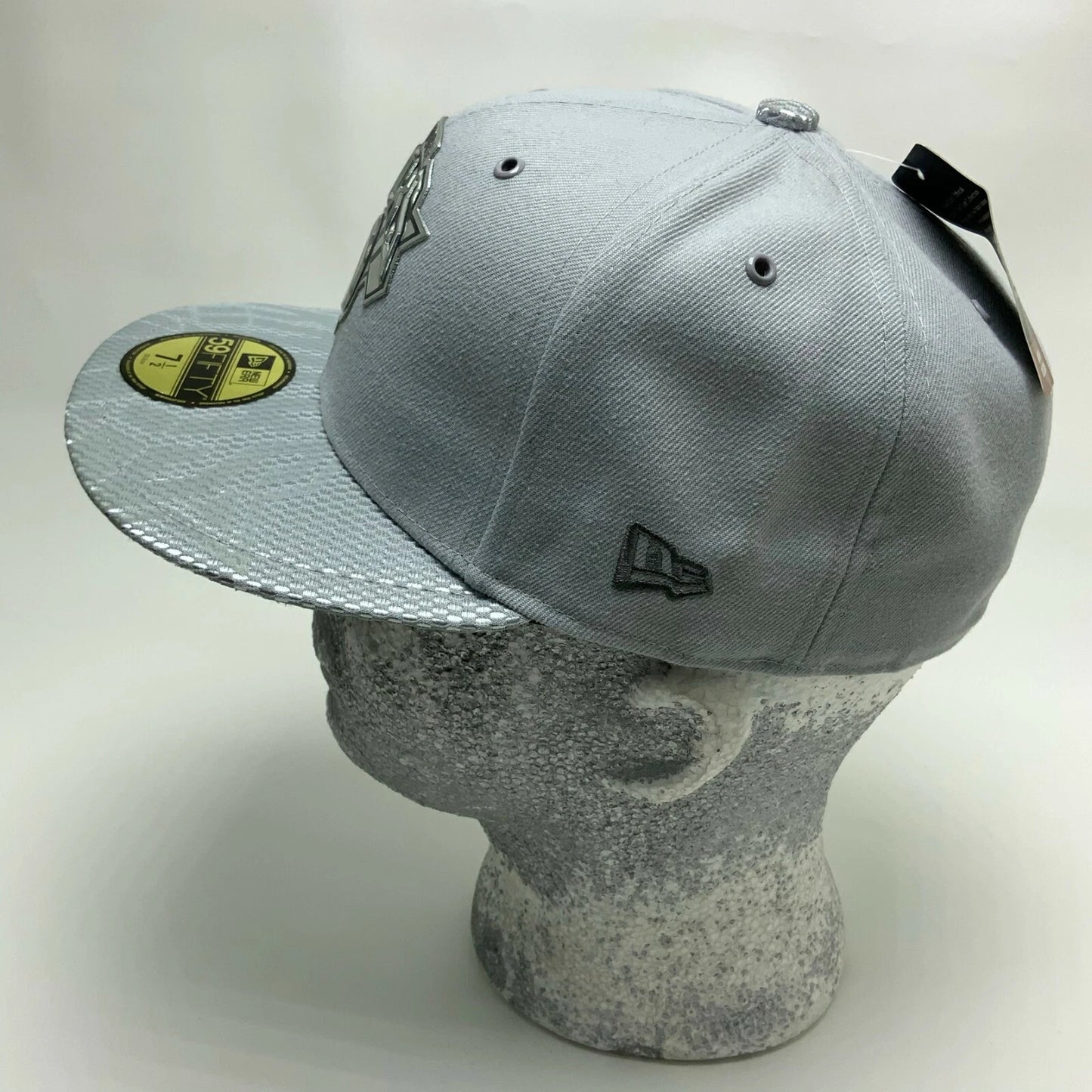 Men's New Era Cap Grey | Silver | Black NY Knicks 59FIFTY NBA