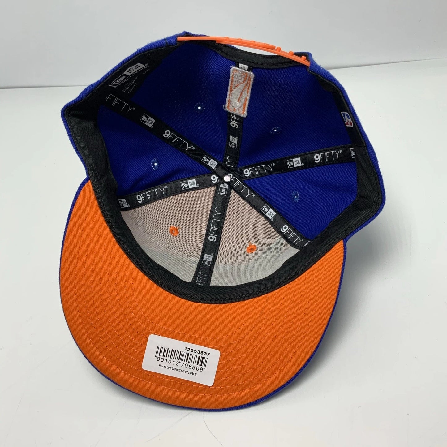 New Era Cap NBA NY Knicks Orange Royal Blue 9FIFTY SnapBack Hat