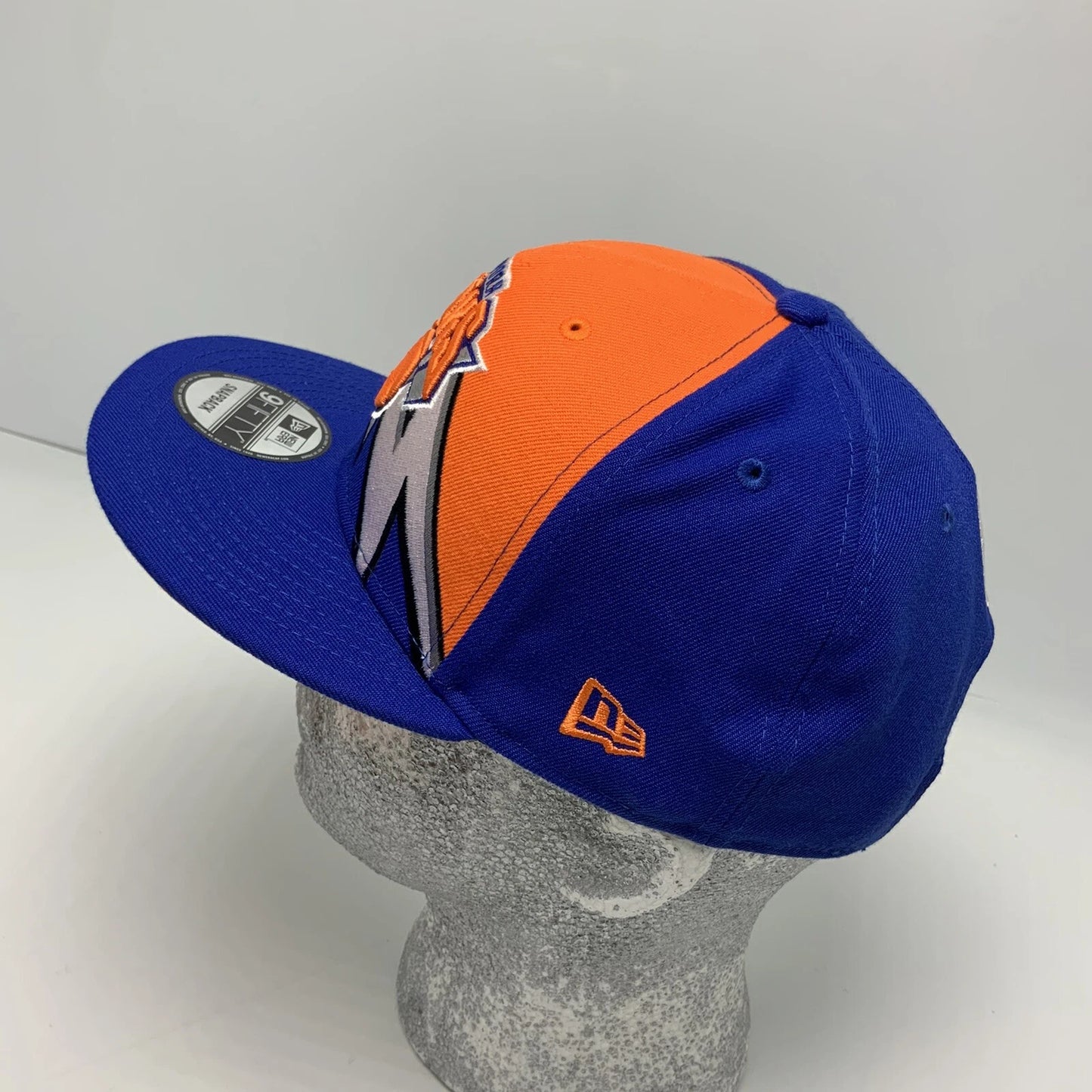 New Era Cap NBA NY Knicks Orange Royal Blue 9FIFTY SnapBack Hat