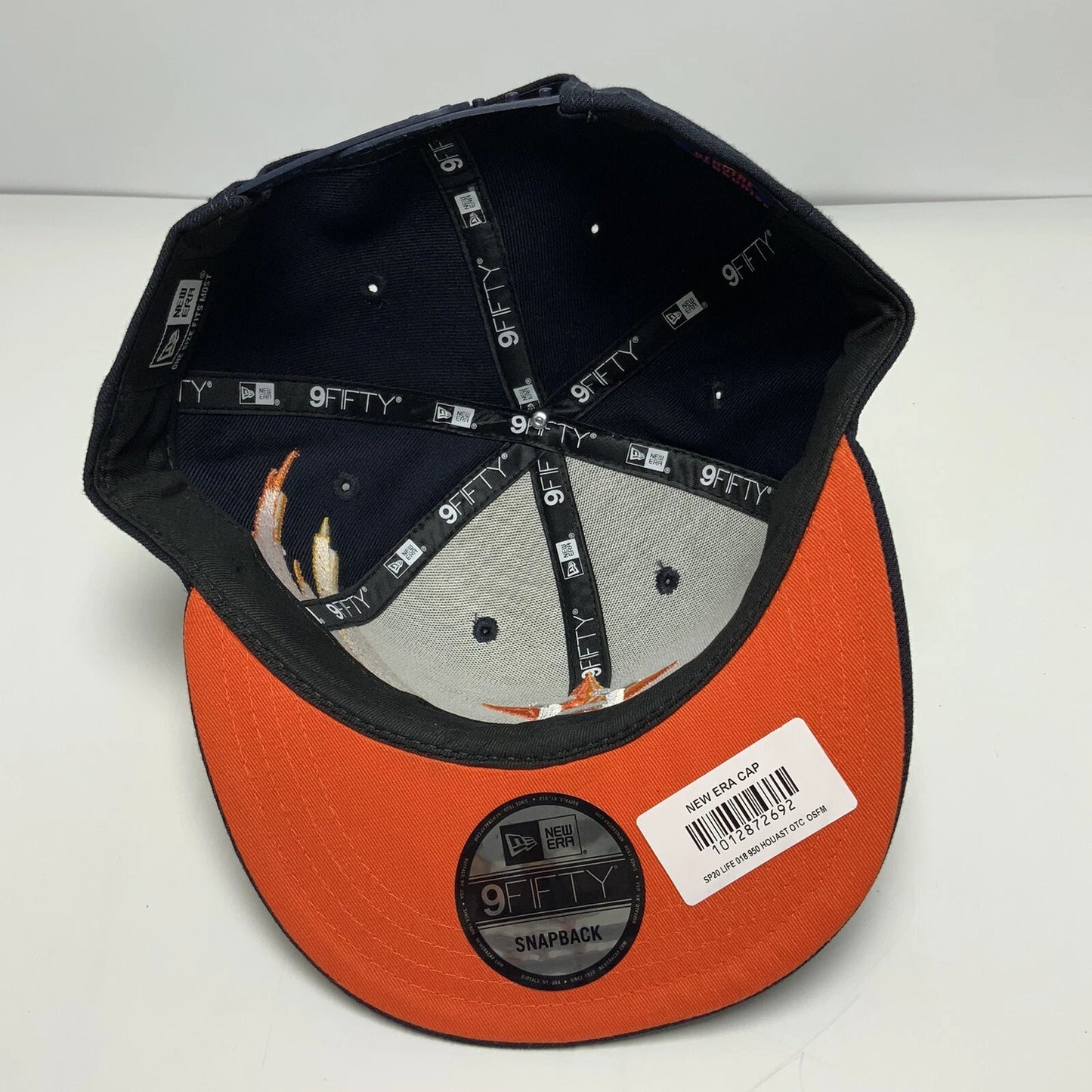 Men's New Era Cap MLB San Francisco Giants Black | Orange 9FIFTY Snapback Hat