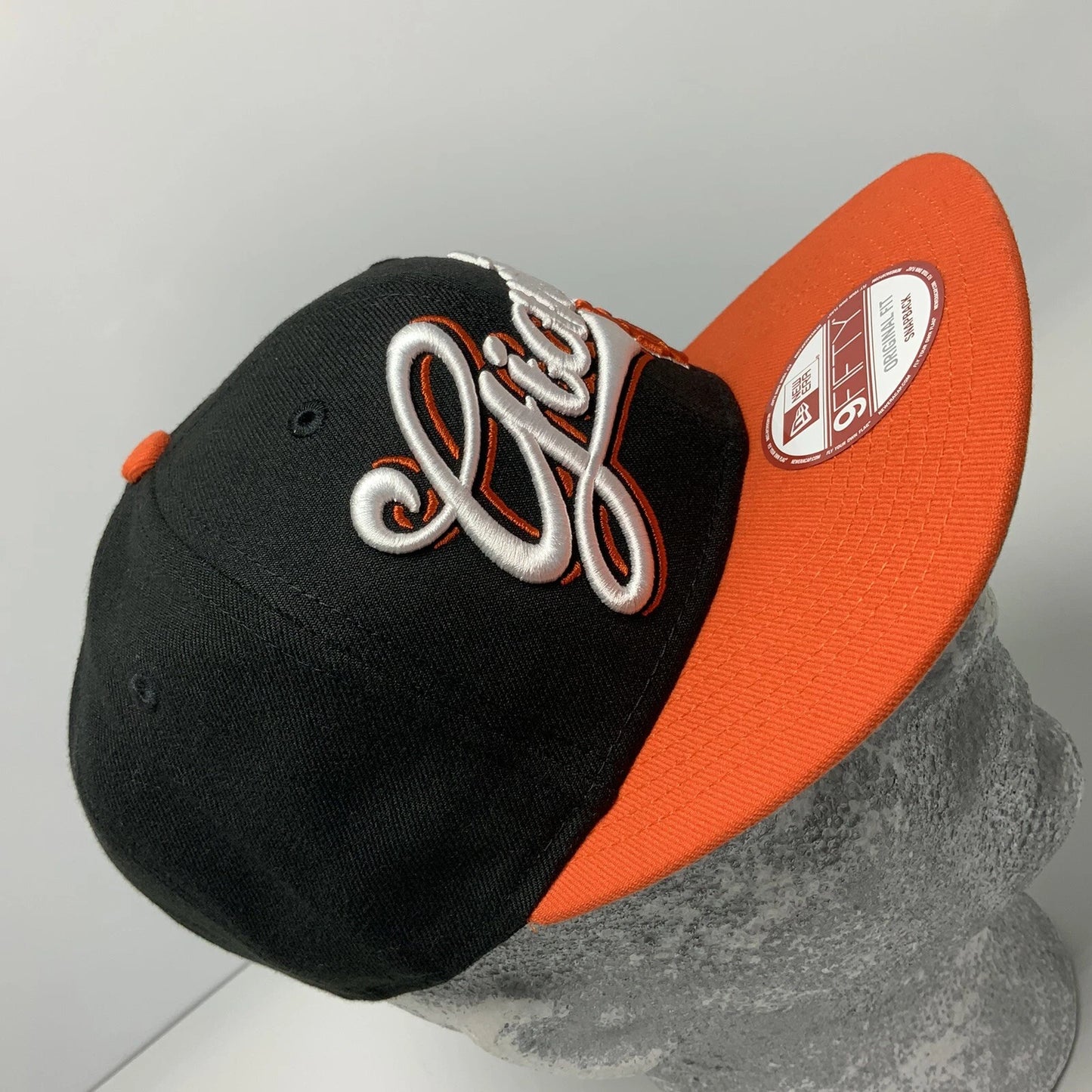 Men's New Era Cap MLB San Francisco Giants Black | Orange 9FIFTY Snapback Hat