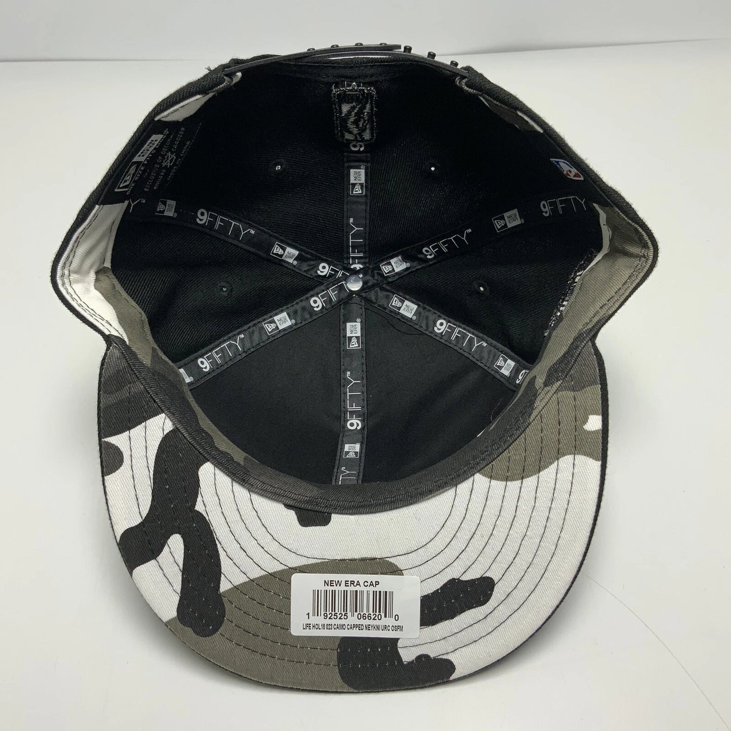 Men's New Era Cap Black | Camo Logo NY Knicks 9FIFTY NBA
