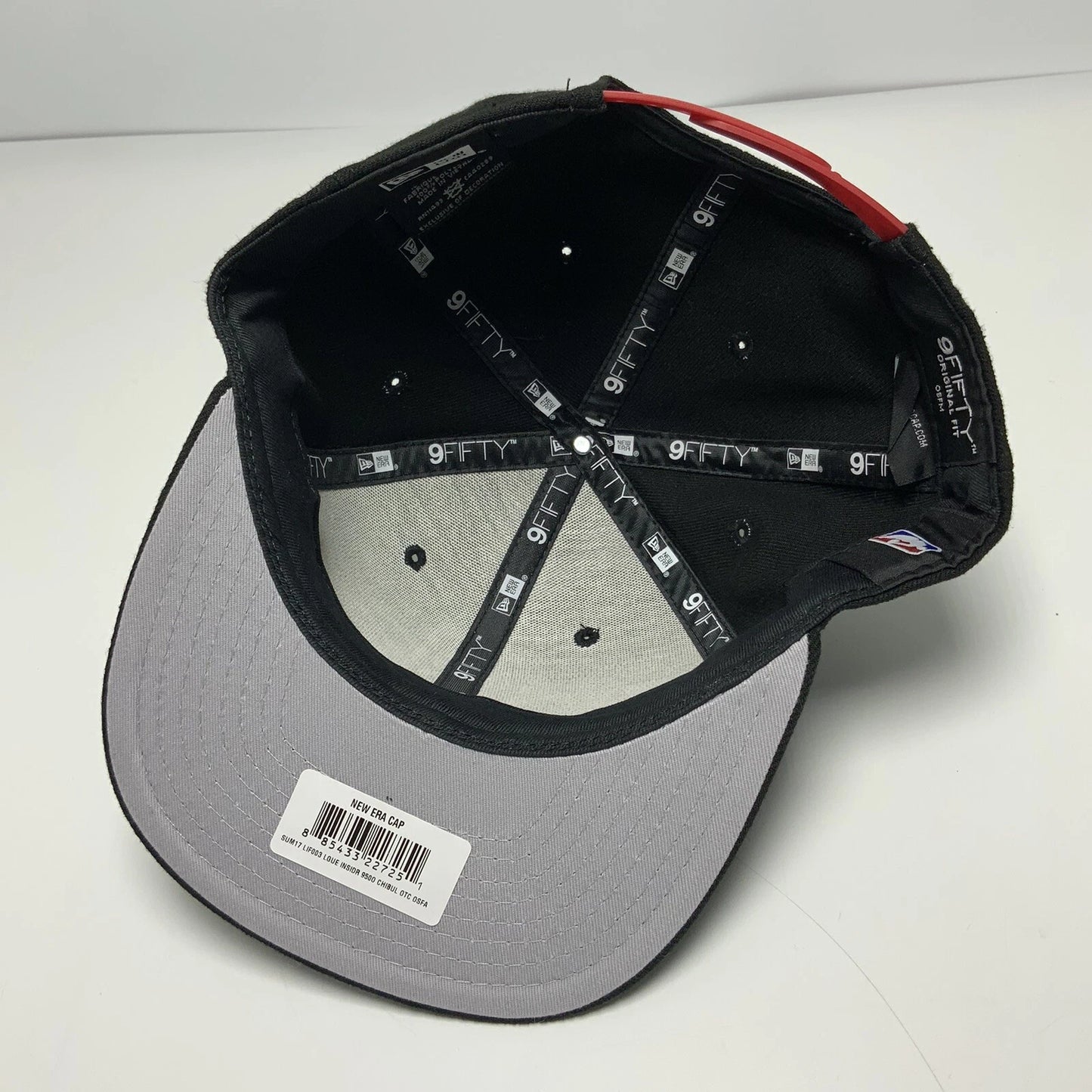 New Era Cap NBA Black | Red 9FIFTY Snapback Hat