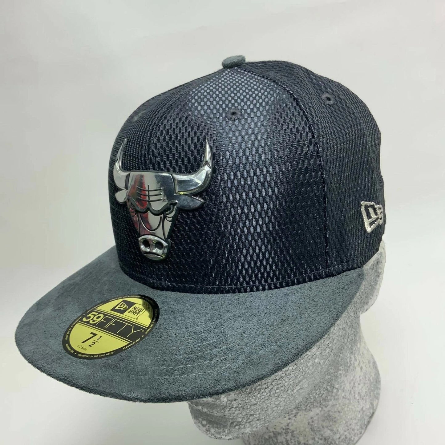 New Era Cap NBA All Chicago Bulls Black Grey 59FIFTY Hat