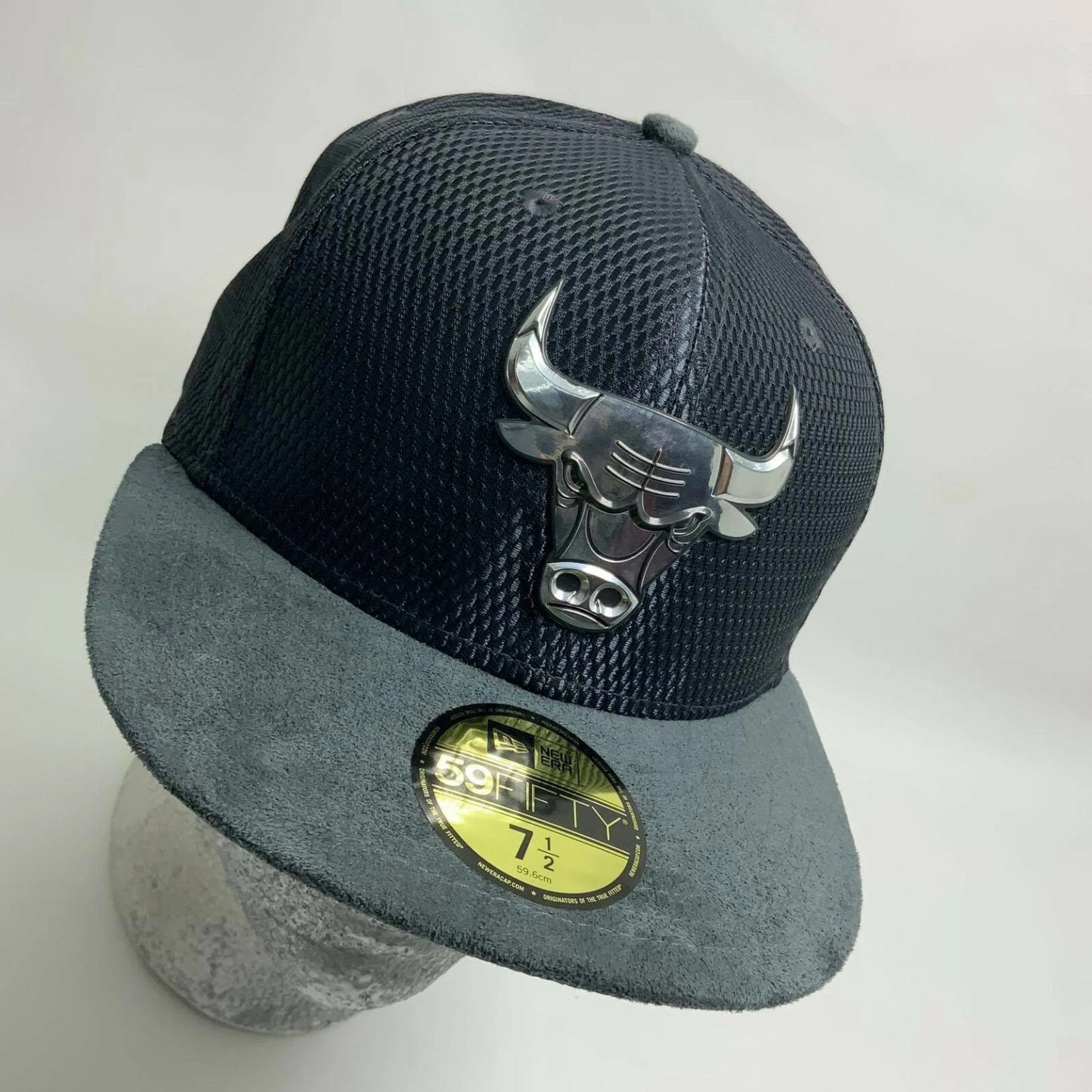 New Era Cap NBA All Chicago Bulls Black Grey 59FIFTY Hat