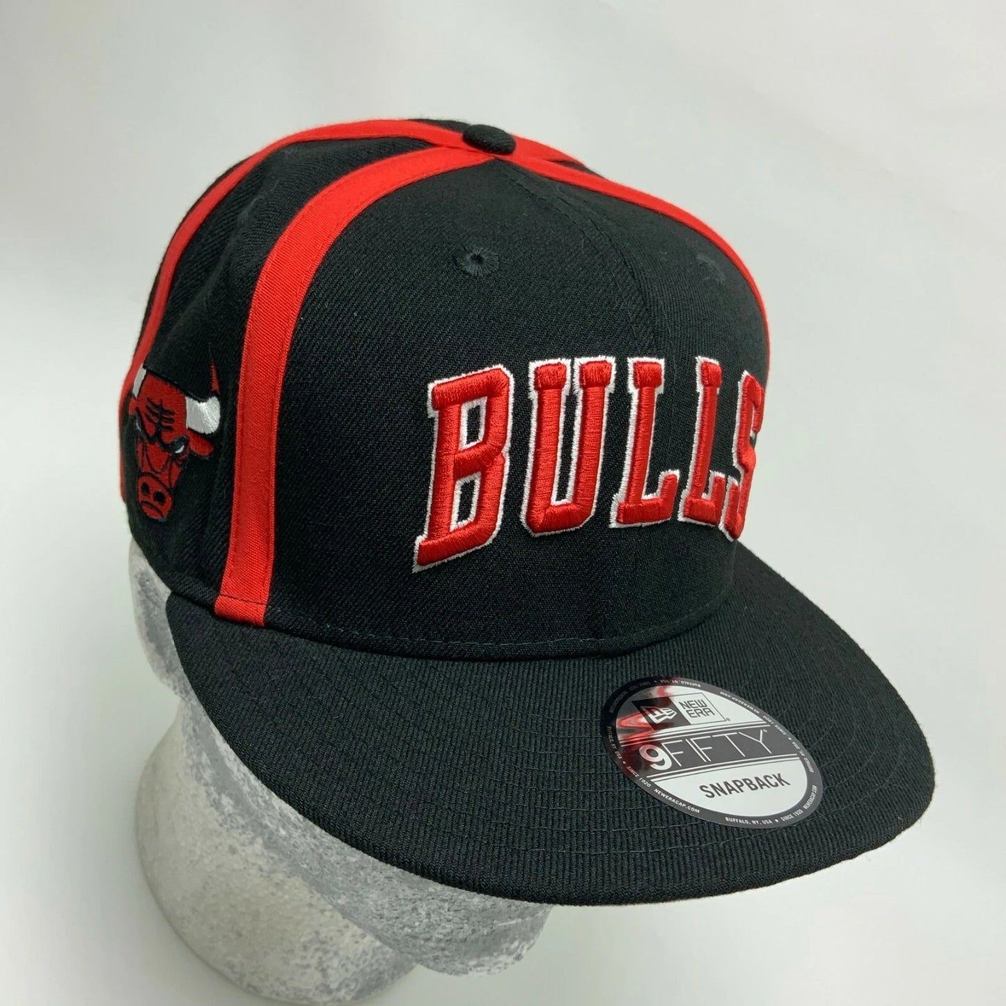 New Era Cap NBA All Chicago Bulls Black Red 9FIFTY Snapback Hat