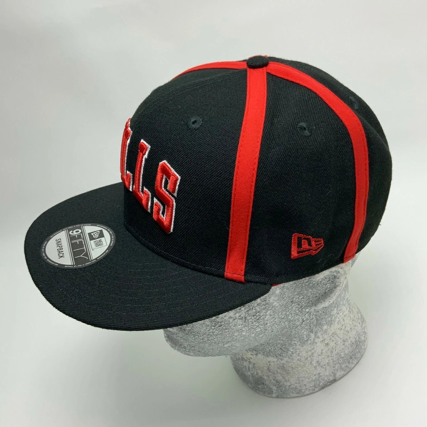 New Era Cap NBA All Chicago Bulls Black Red 9FIFTY Snapback Hat