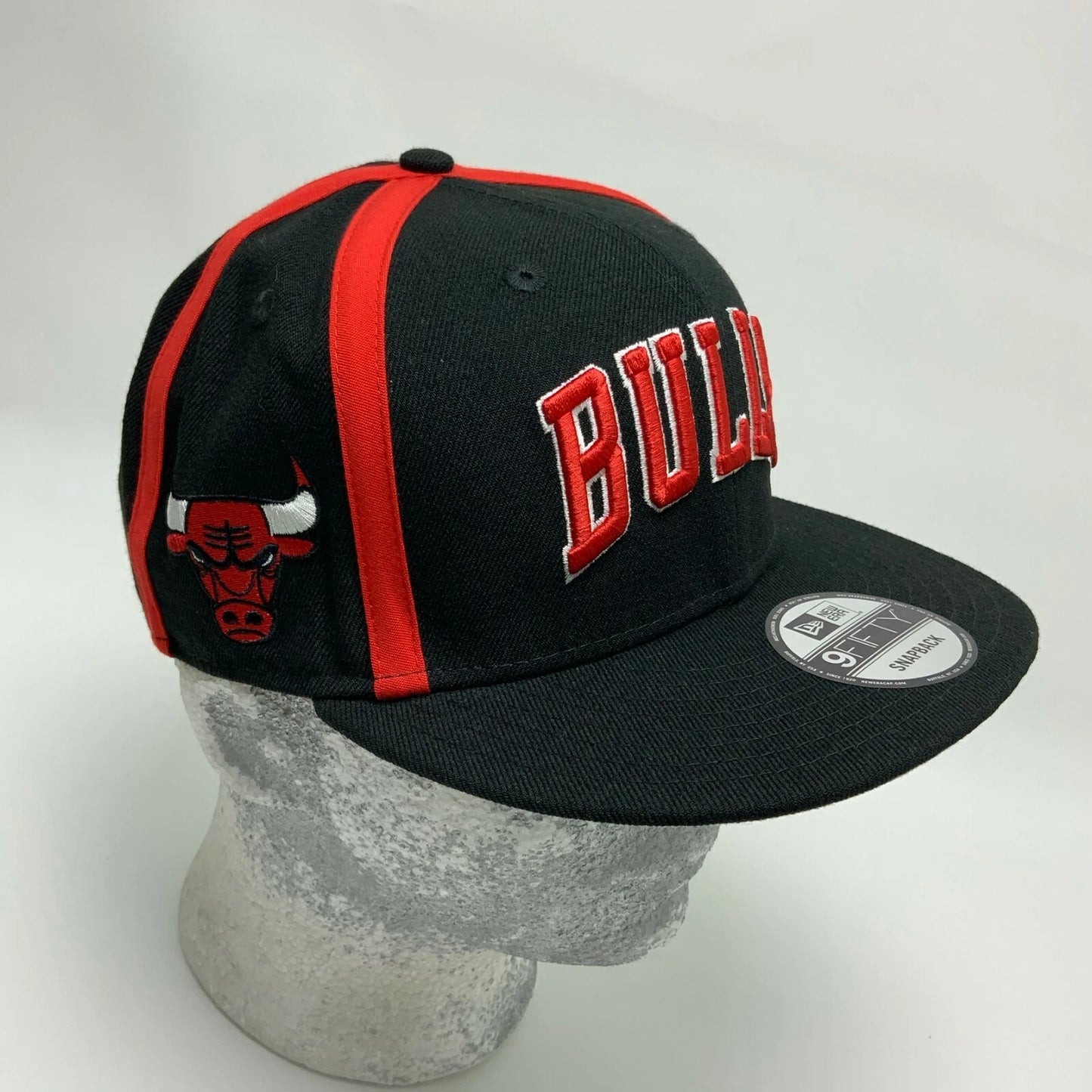 New Era Cap NBA All Chicago Bulls Black Red 9FIFTY Snapback Hat