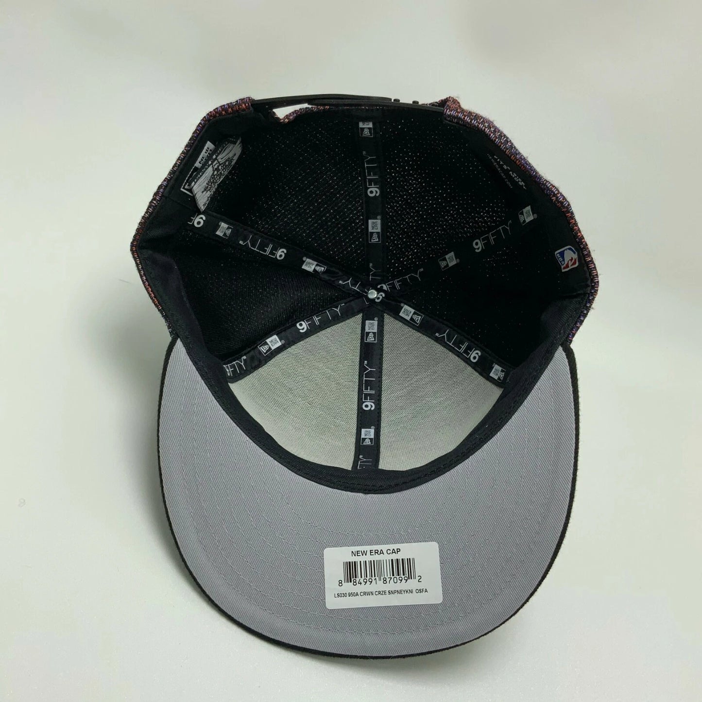 Men's New Era Cap Multicolor | Black Straw NY Knicks 9FIFTY NBA