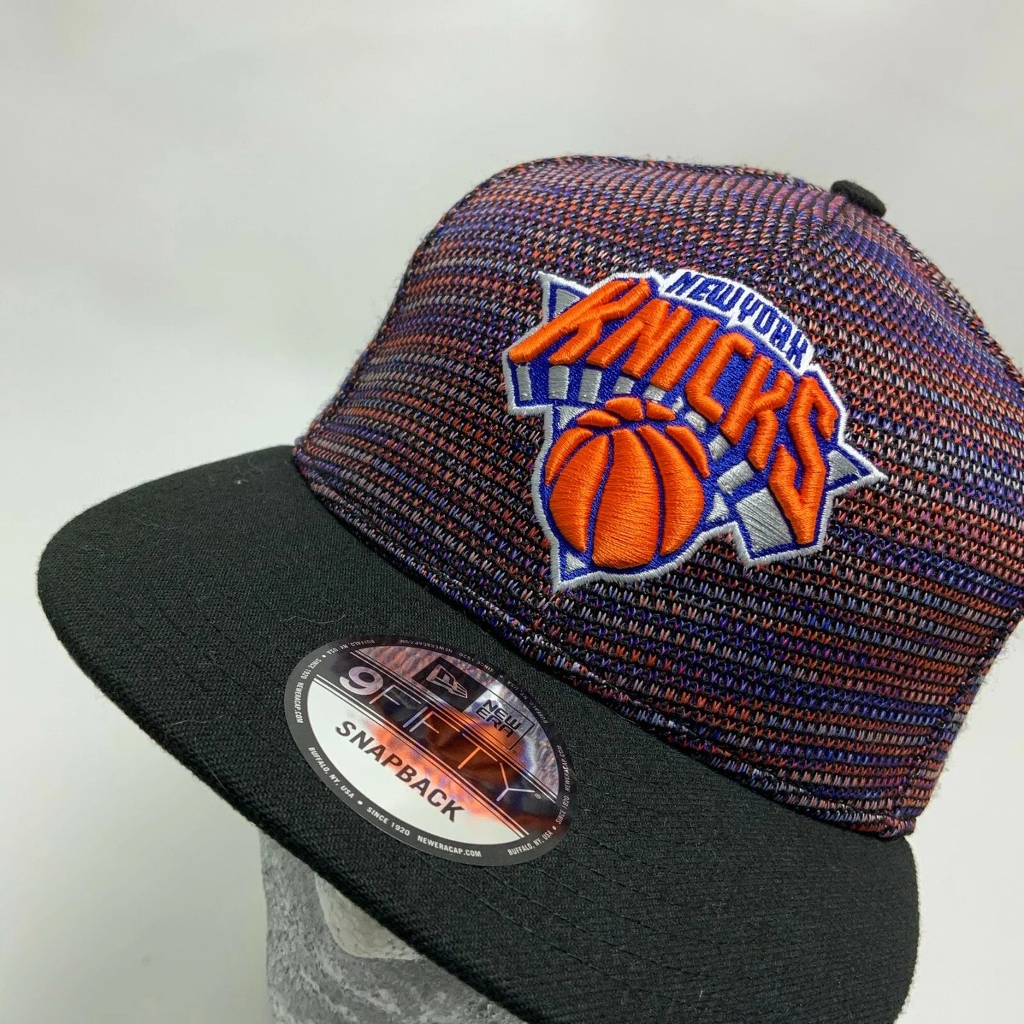 Men's New Era Cap Multicolor | Black Straw NY Knicks 9FIFTY NBA