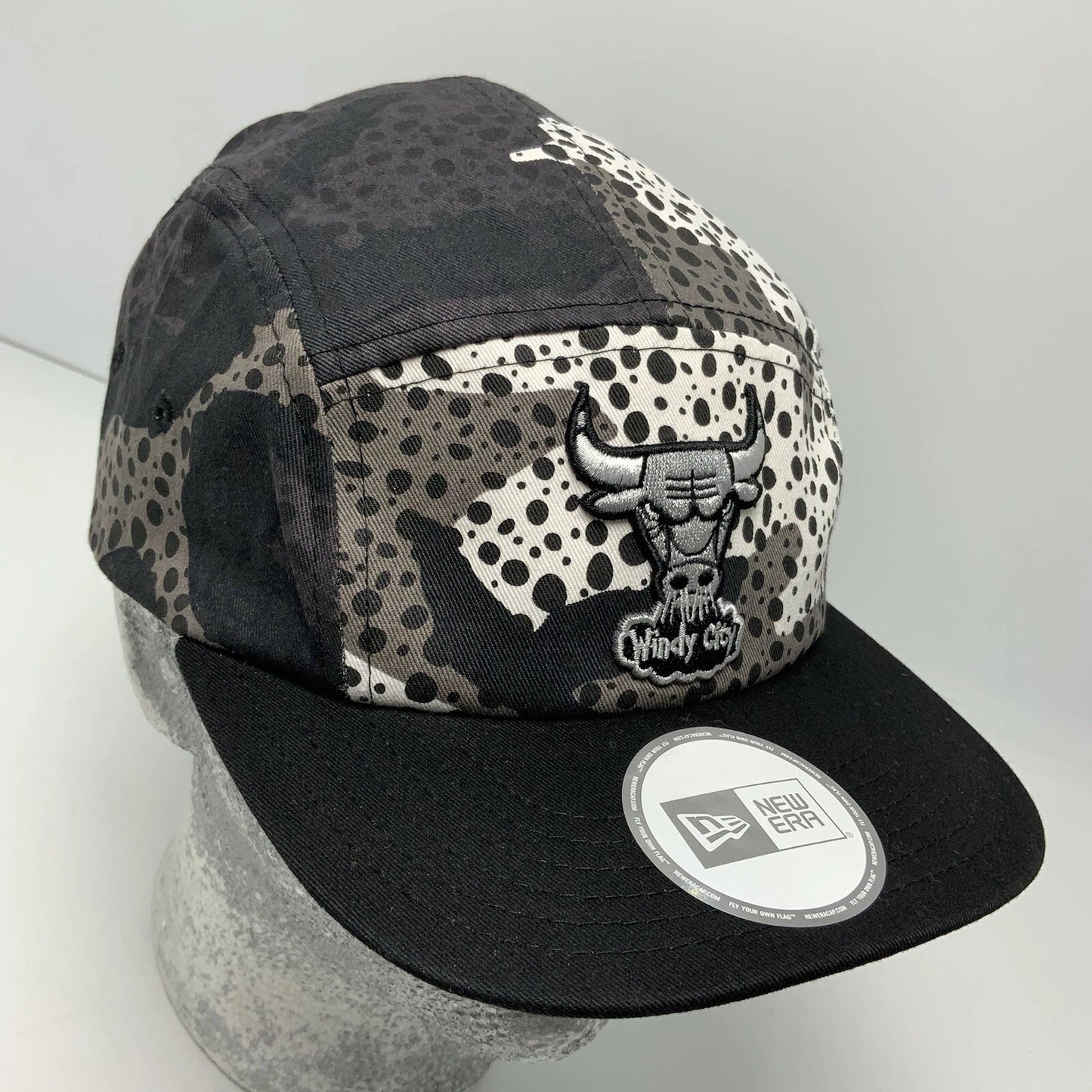 New Era Cap NBA Chicago Bulls Black | White 9FIFTY Snapback Hat