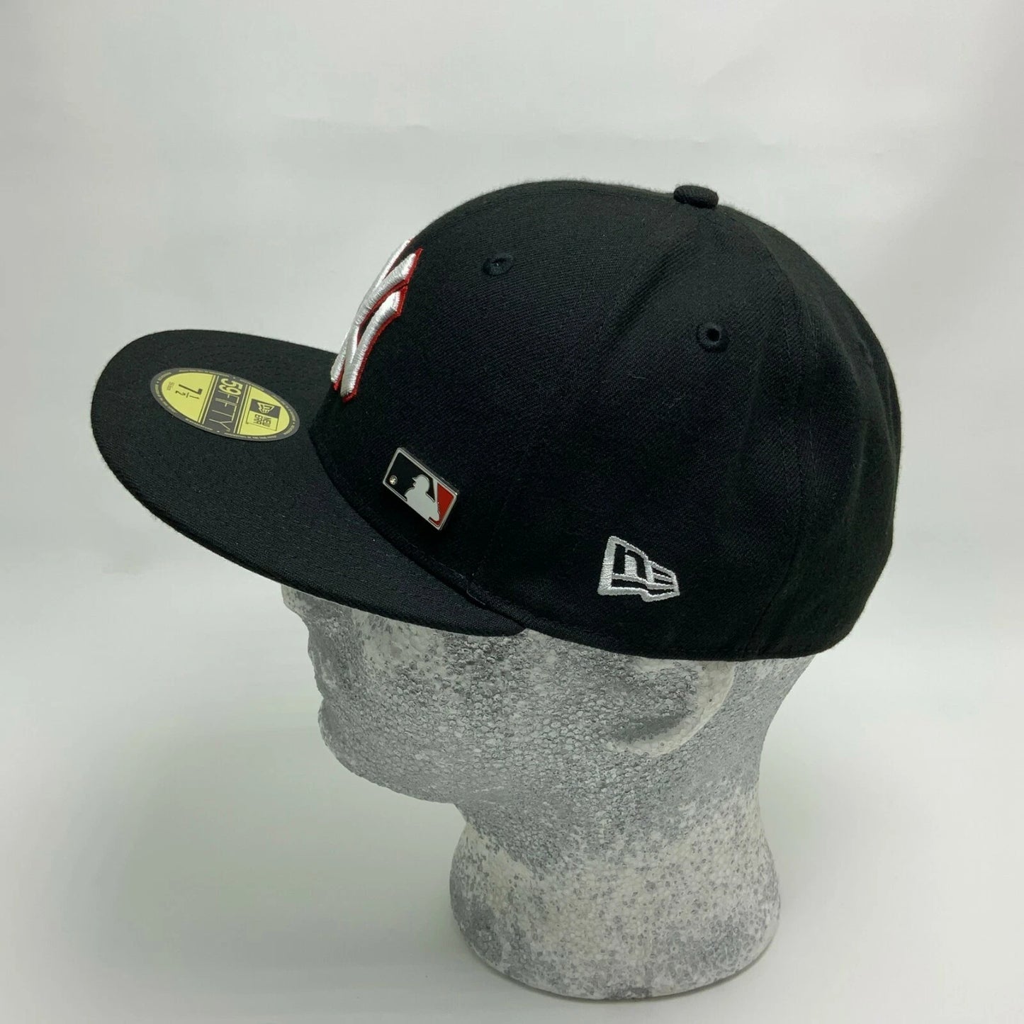 New Era Cap MLB NY Yankees Black White Red 59FIFTY Hat
