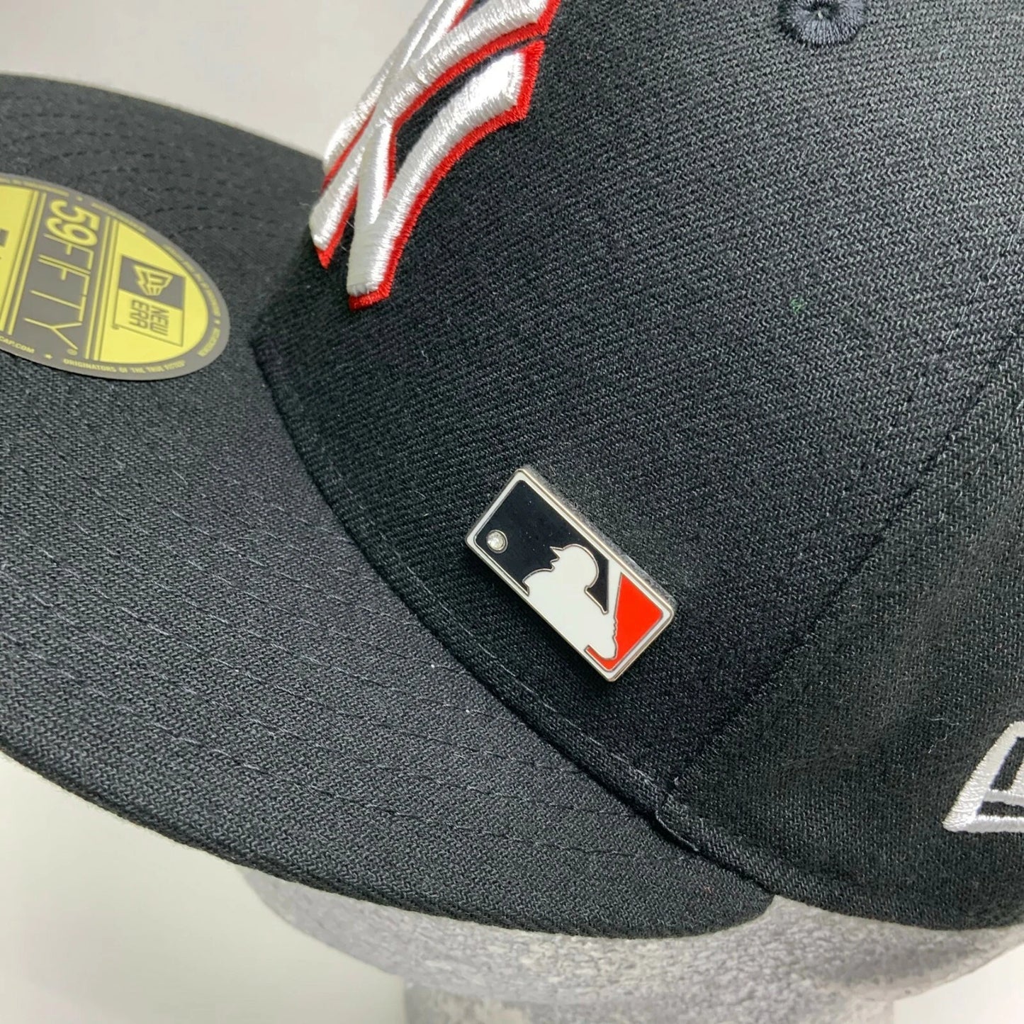 New Era Cap MLB NY Yankees Black White Red 59FIFTY Hat