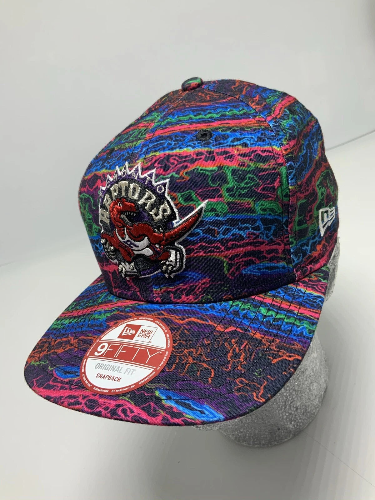 Men's New Era Cap NBA Toronto Raptors Navy Red 9FIFTY Snapback Hat
