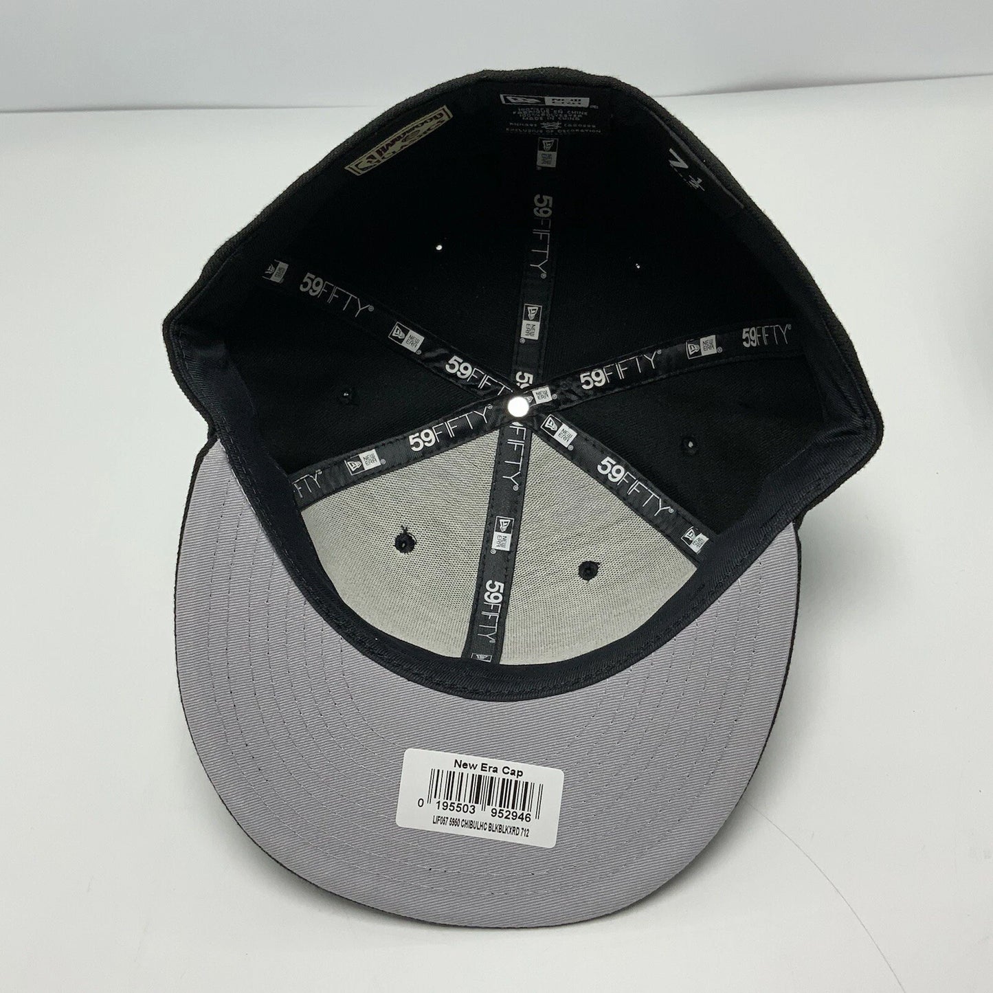 New Era Cap NBA Chicago Bulls Black 59FIFTY Hat