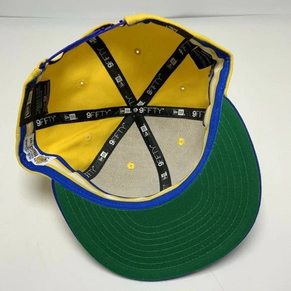 Men's New Era Cap Yellow | Royal Blue Golden State Warriors 9FIFTY NBA