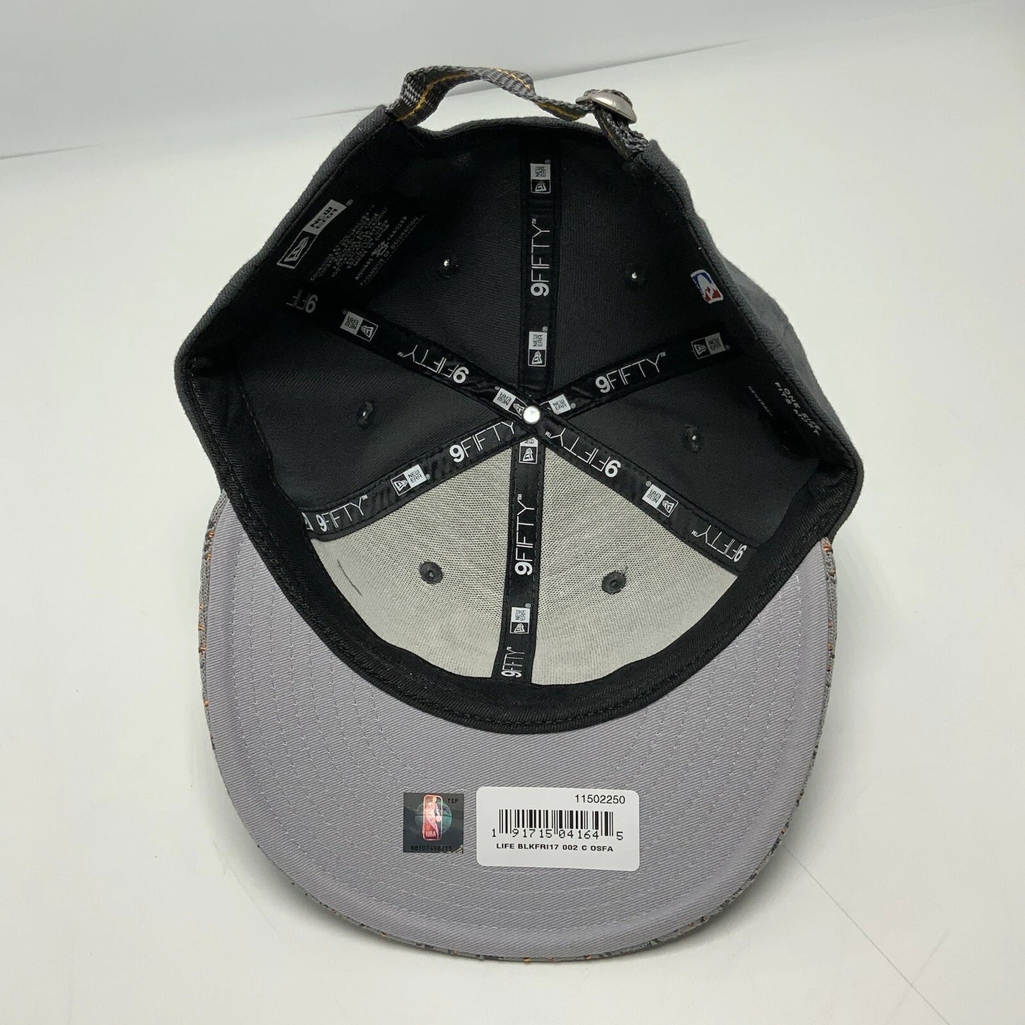 New Era Cap NBA Chicago Bulls Black Grey Animal Print 9FIFTY Strapback Hat