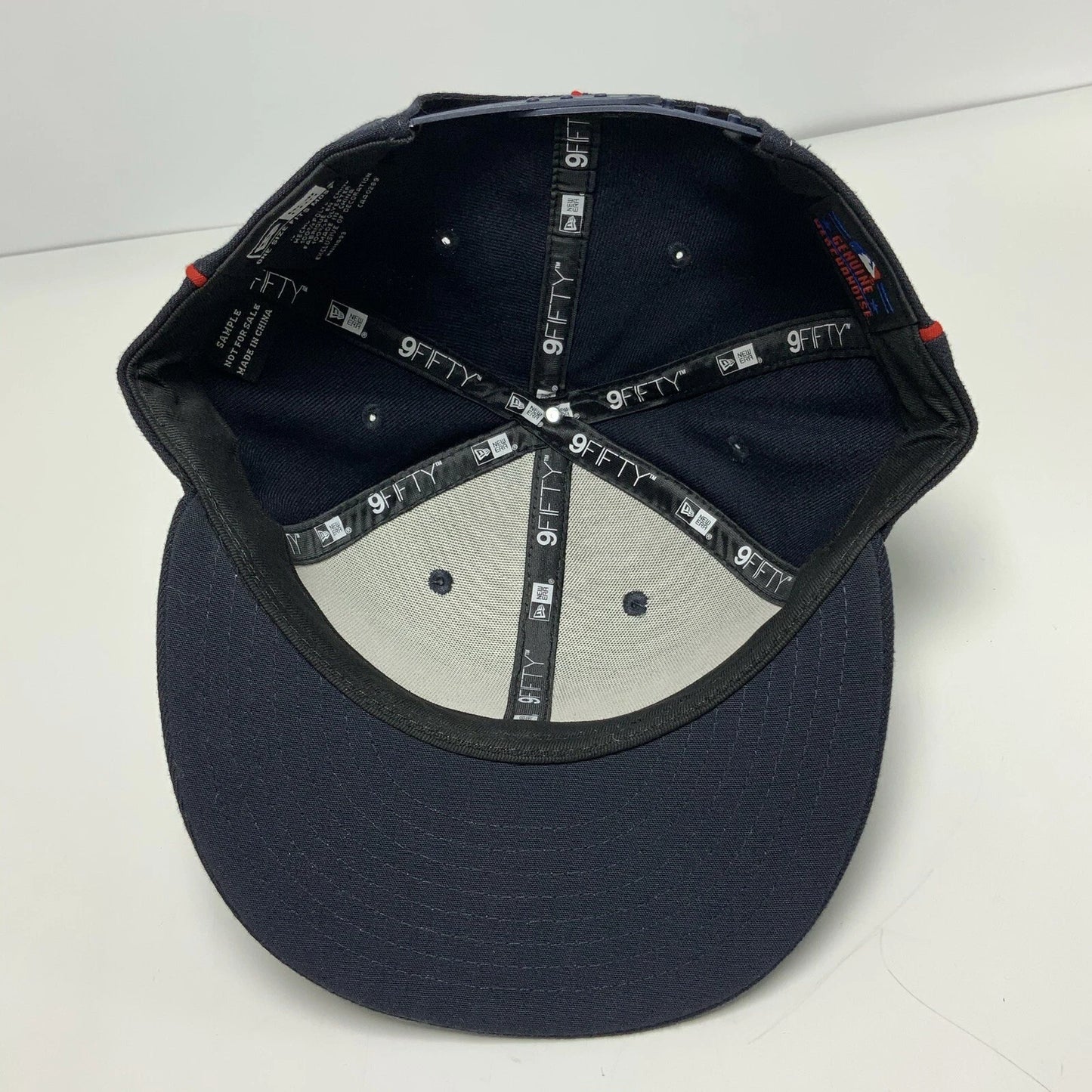 Men's New Era Cap MLB Cleveland Indians Navy 9FIFTY Snapback Hat