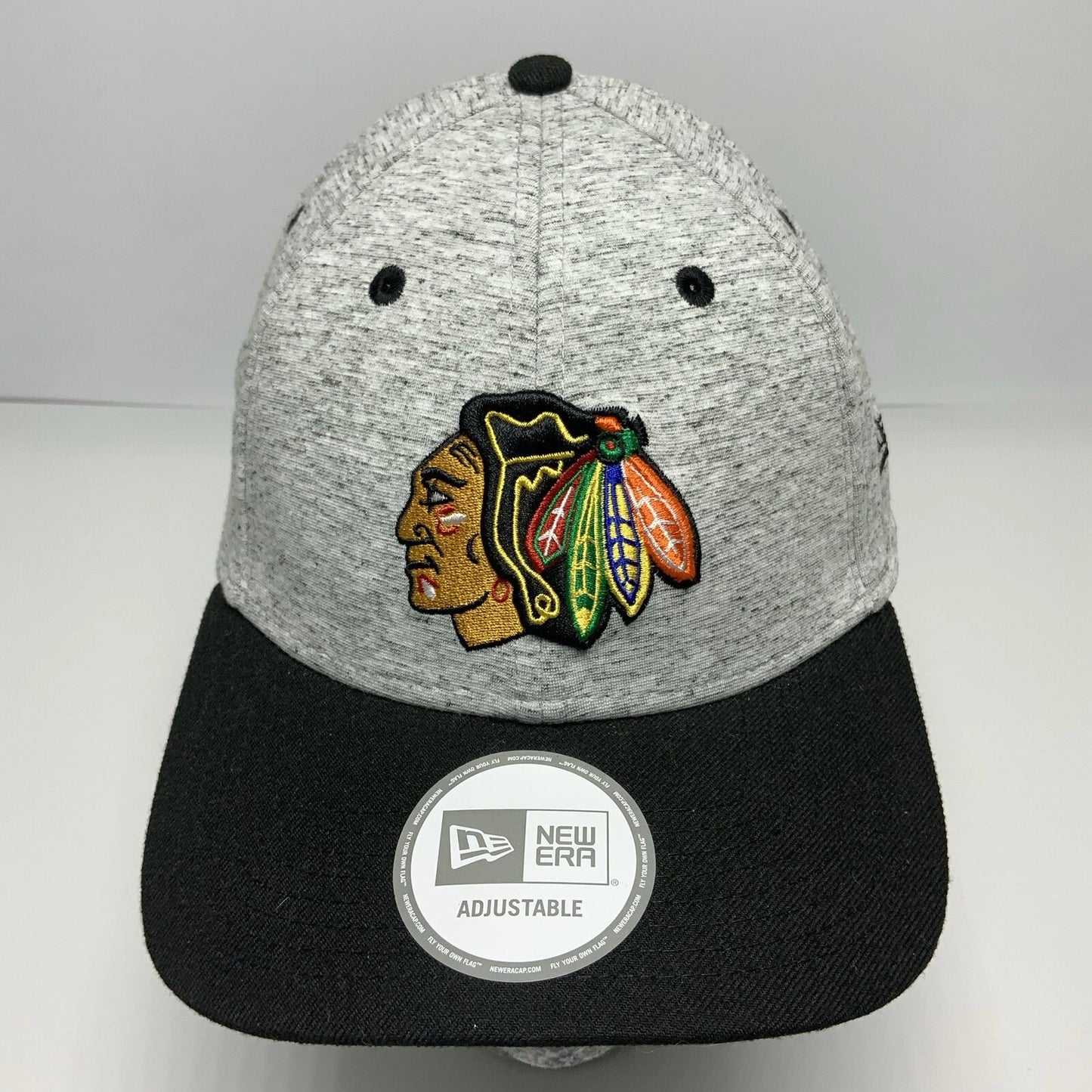 New Era Cap NHL Chicago Blackhawks Grey Black 9FIFTY Snapback Hat