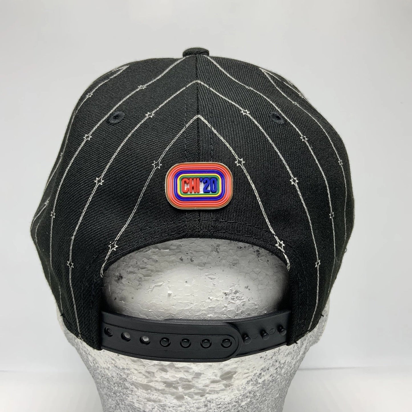 Men's New Era Cap NBA All Star Black | White Pinstripe 9FIFTY Hat