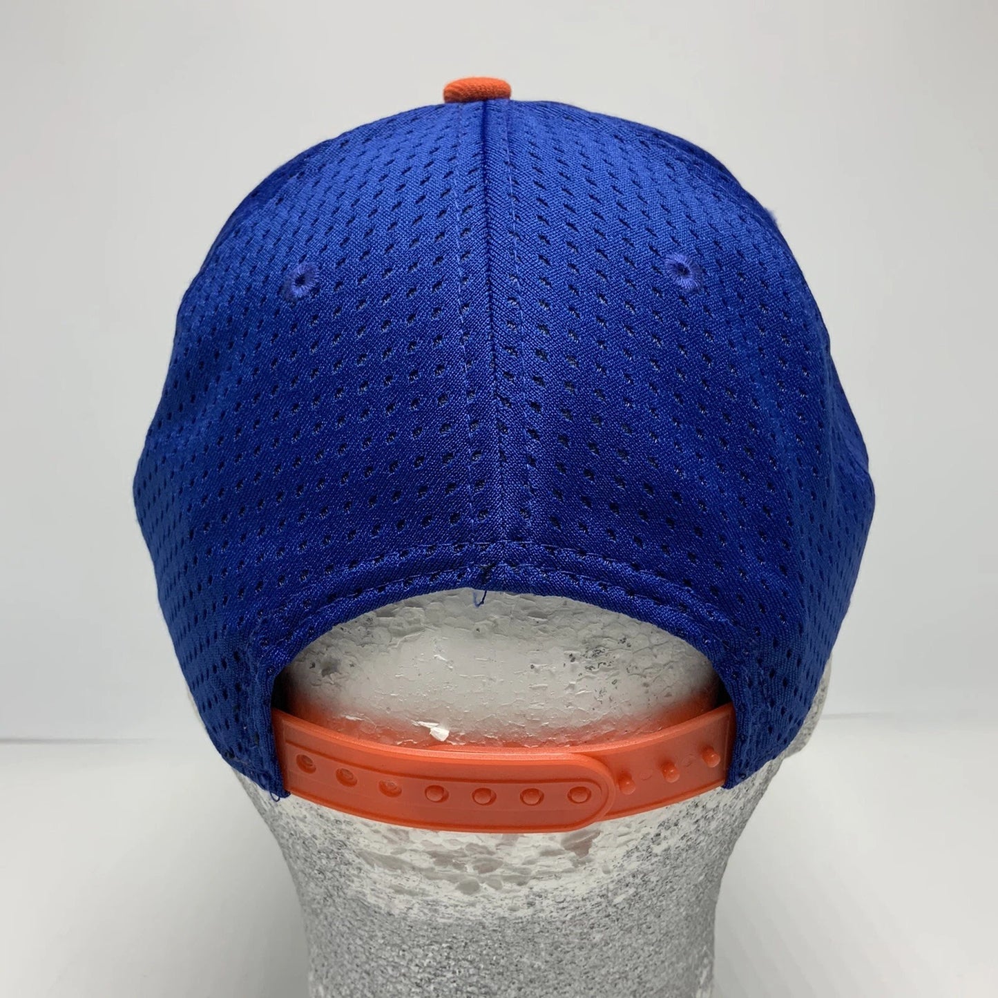 New Era Cap NBA NY Knicks Royal Blue Orange Mesh 9FIFTY Snapback Hat