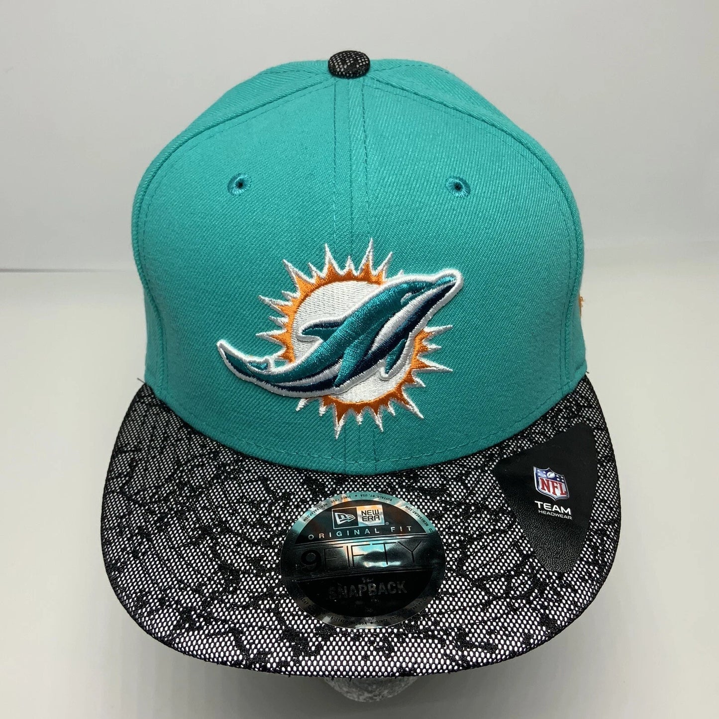Men's Men's New Era Cap Turquoise | Black Miami Dolphins 9FIFTY NFL