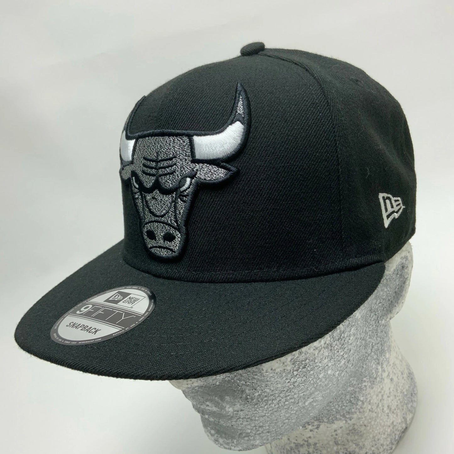 New Era Cap NBA All Chicago Bulls Black Grey 9FIFTY Snapback Hat