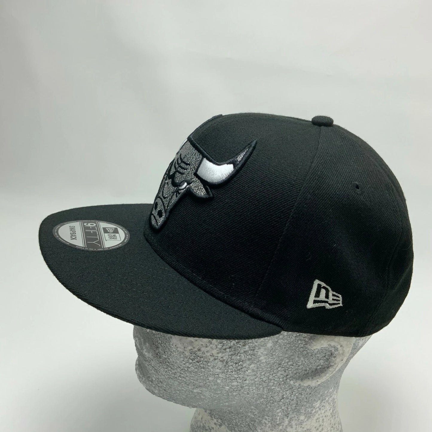 New Era Cap NBA All Chicago Bulls Black Grey 9FIFTY Snapback Hat