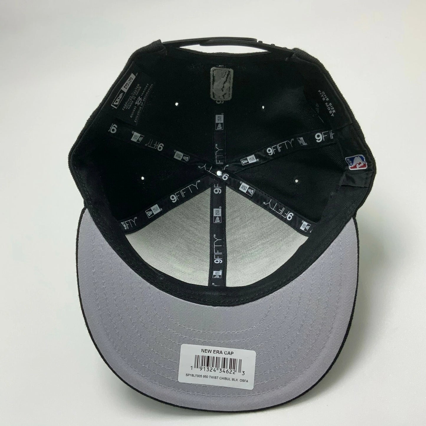 New Era Cap NBA All Chicago Bulls Black Grey 9FIFTY Snapback Hat