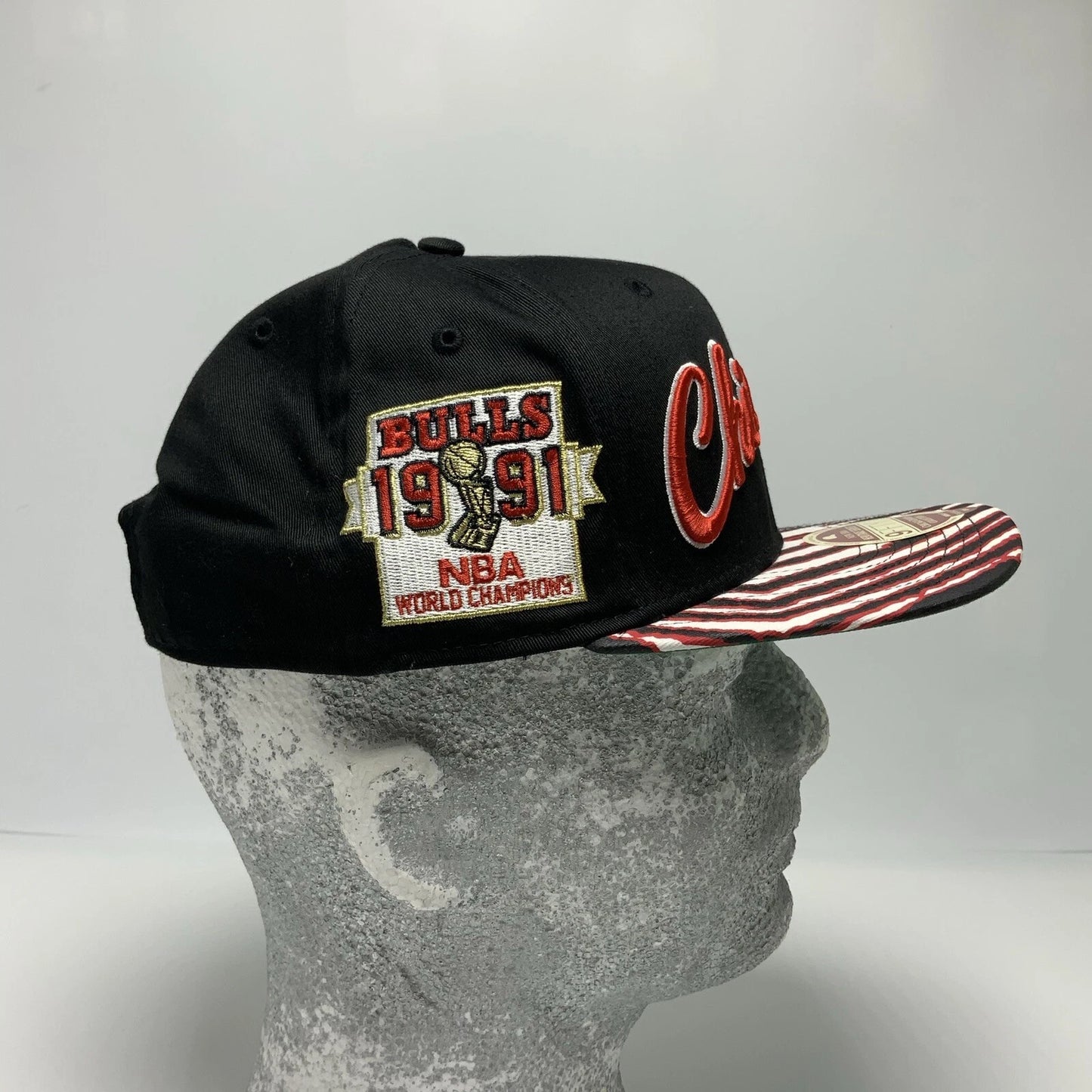 New Era Cap NBA Chicago Bulls World Champion 1991 Black 9FIFTY Snapback Hat